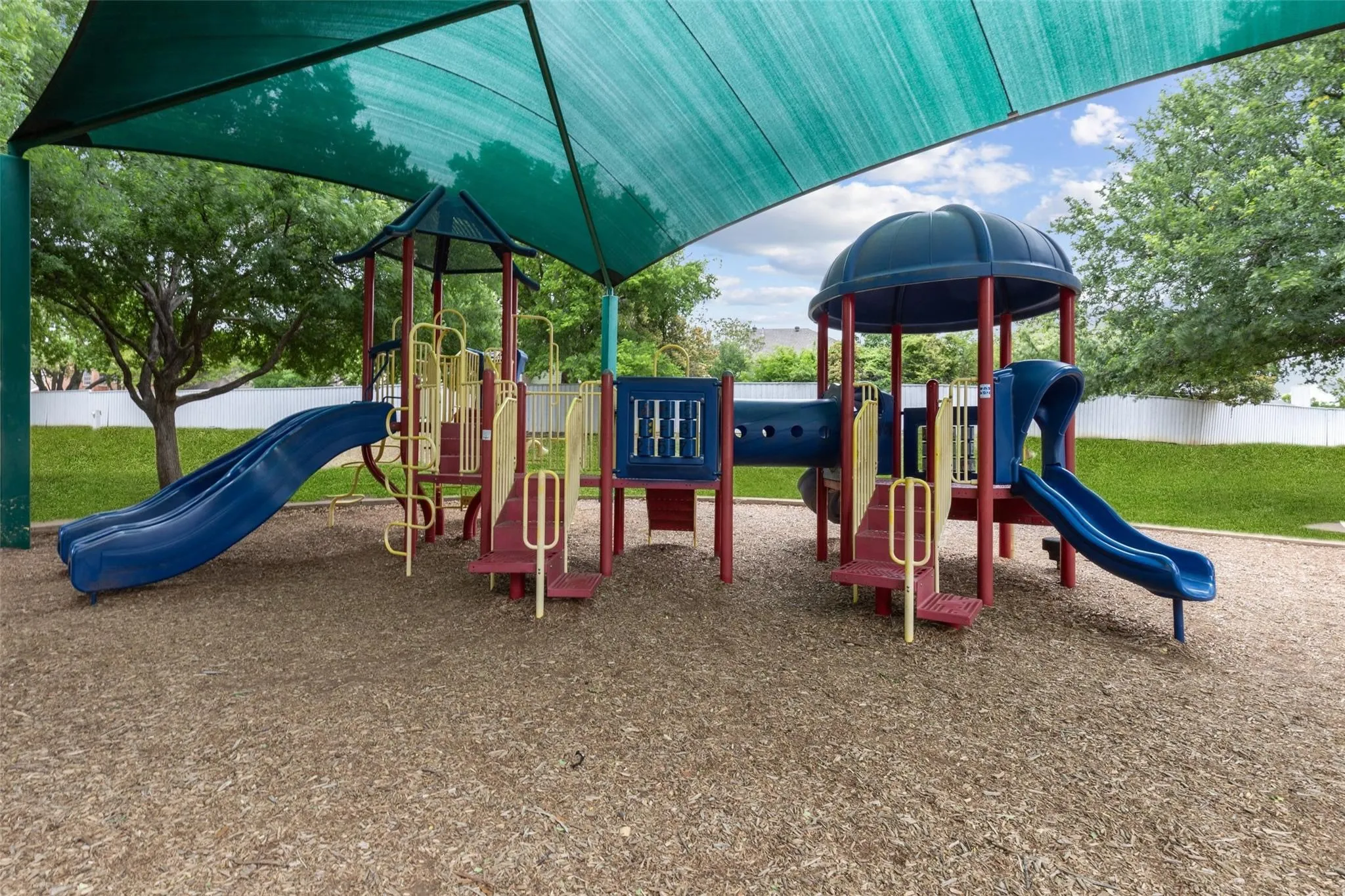 Playground is walking distance from the home