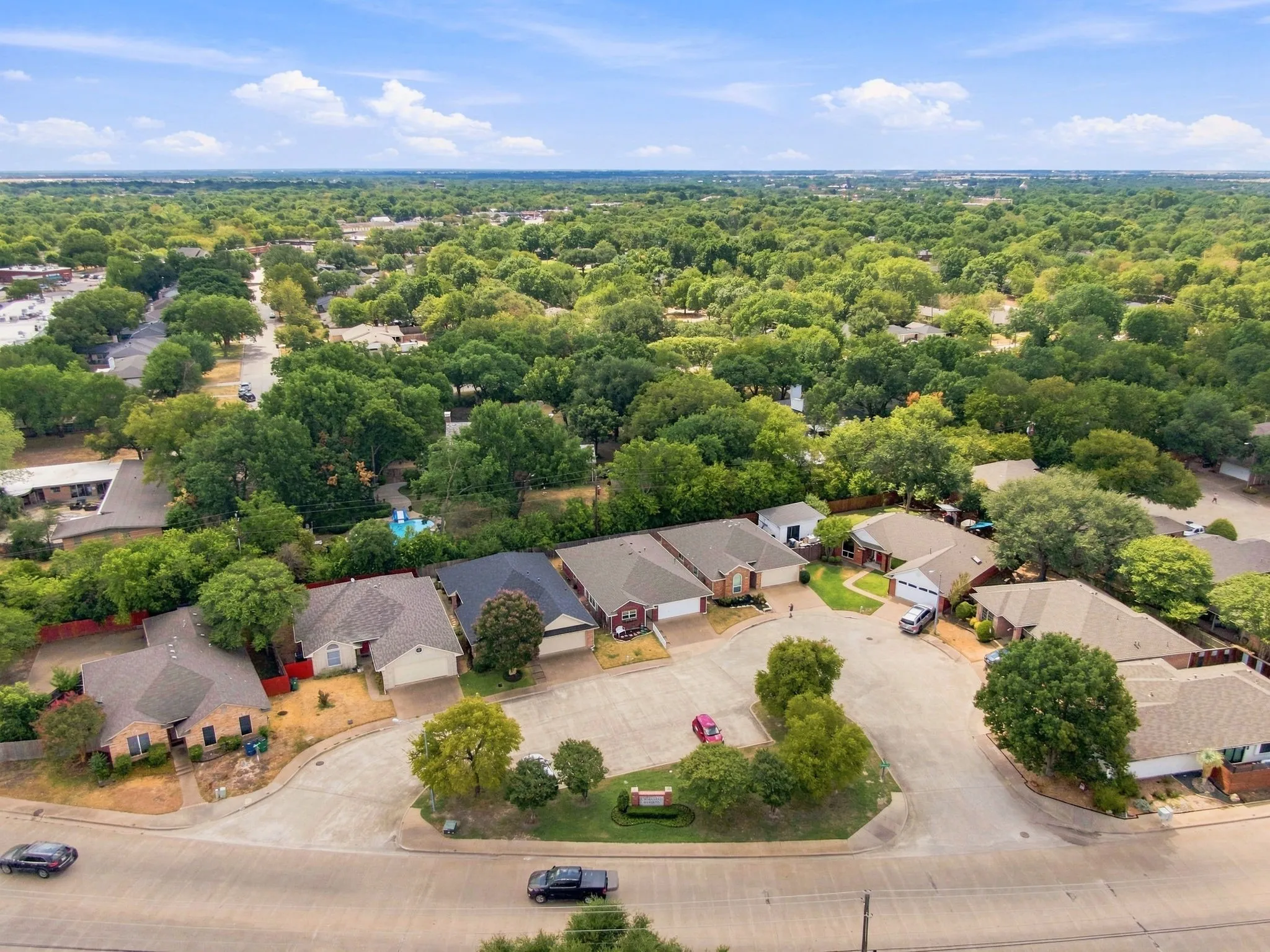 Surrounded by an established community and connected with others