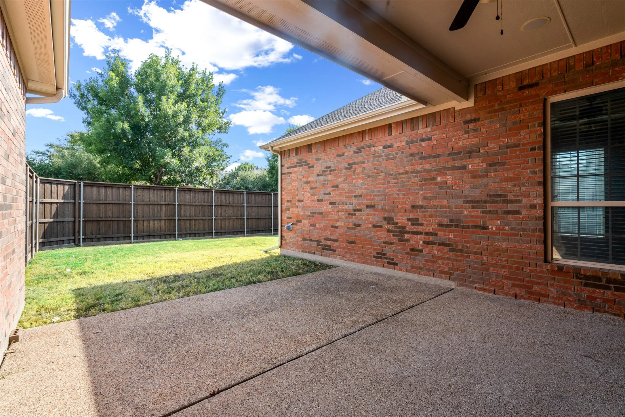 Nice covered patio