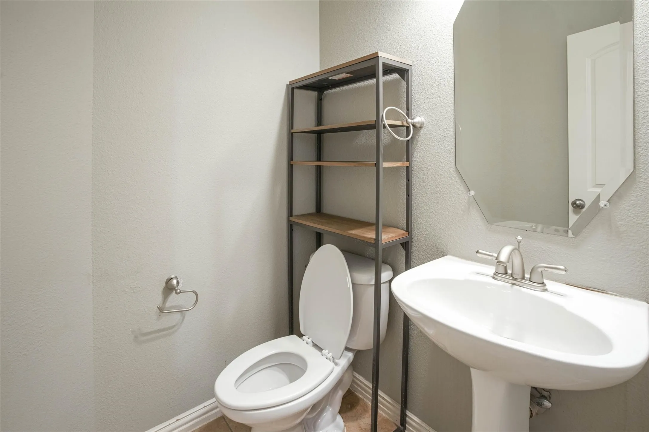 Half bathroom on the main floor.