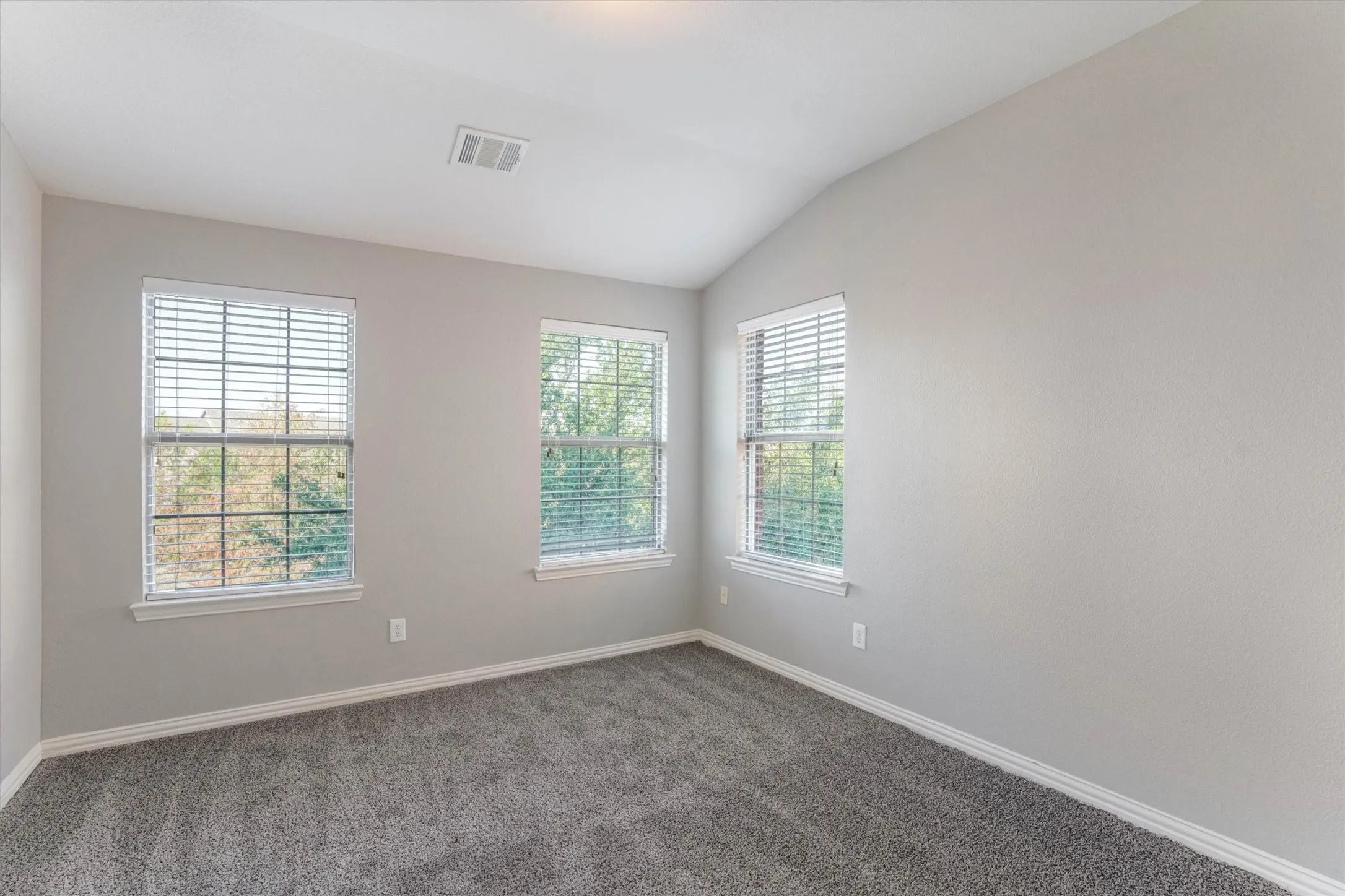 Spacious secondary bedrooms