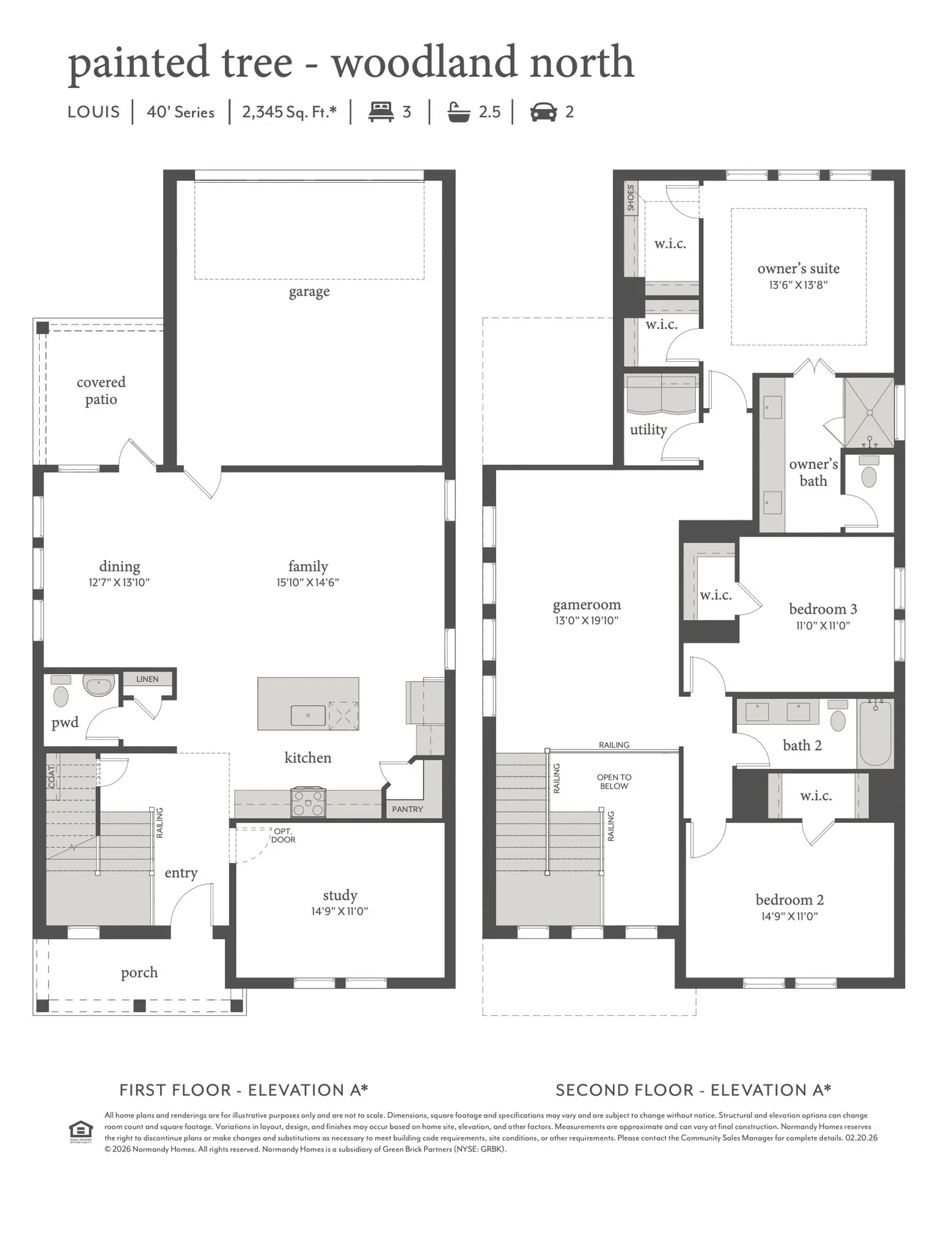 Light, bright and spacious, our Louis floor plan offers outstanding entertaining space throughout the home!