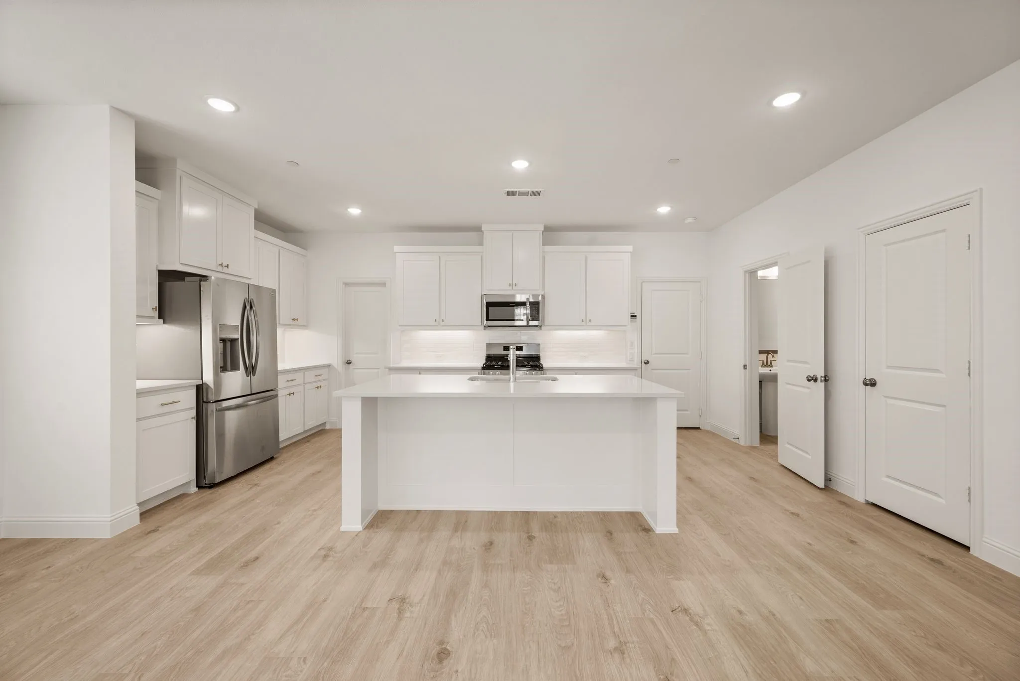View of Kitchen from Dining area.
