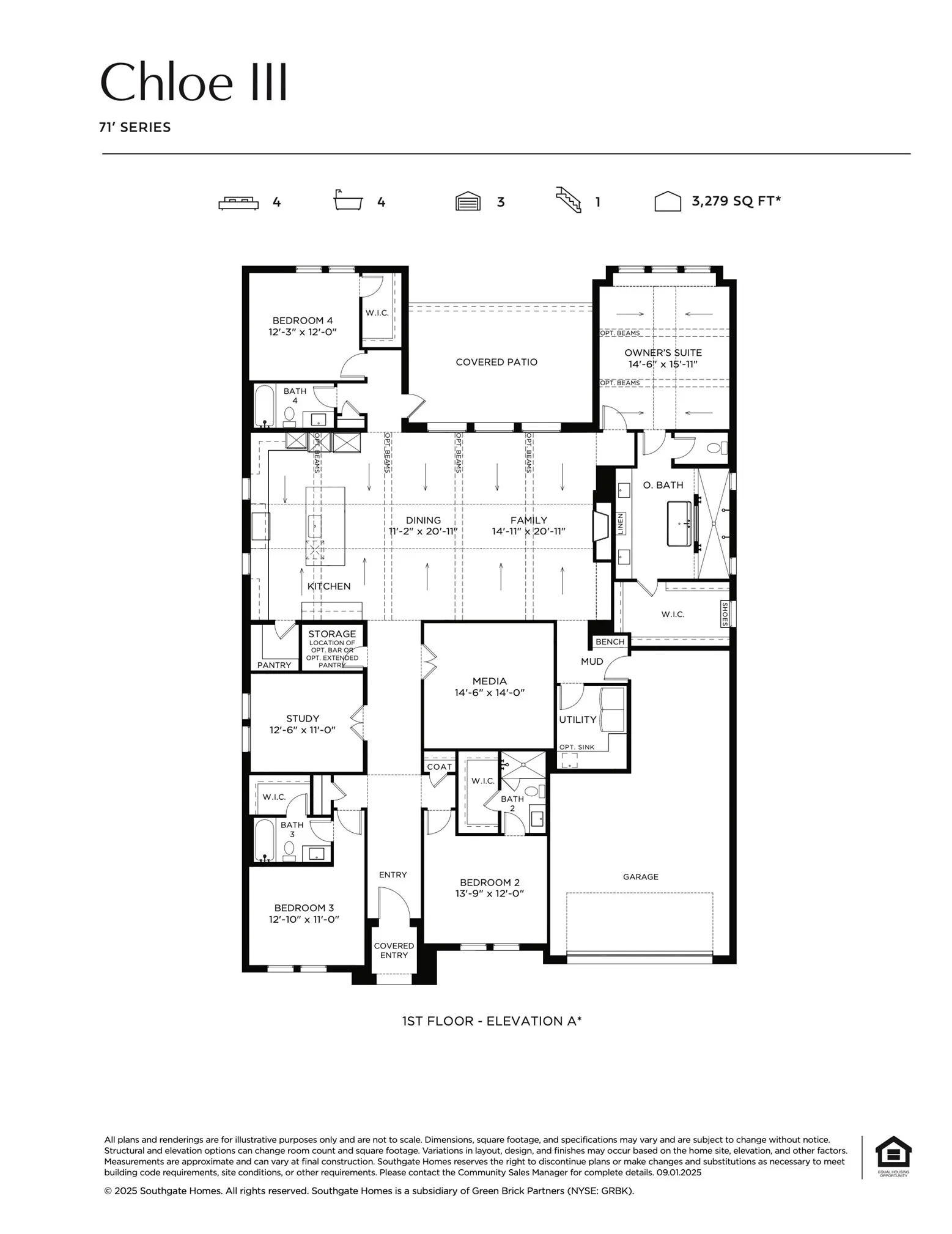 Designed for a family who loves to entertain, our single story Chloe III plan is your dream home come to life!