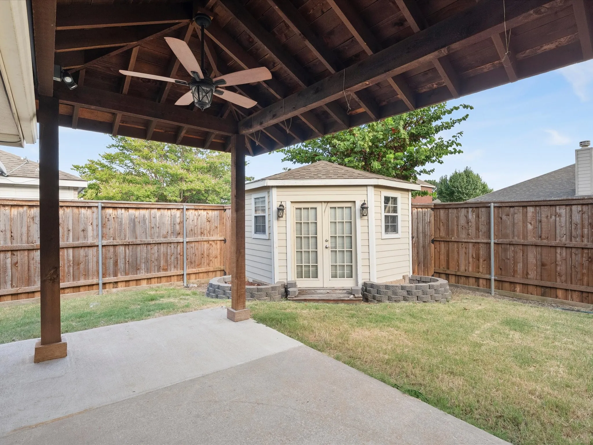 Spacious storage shed