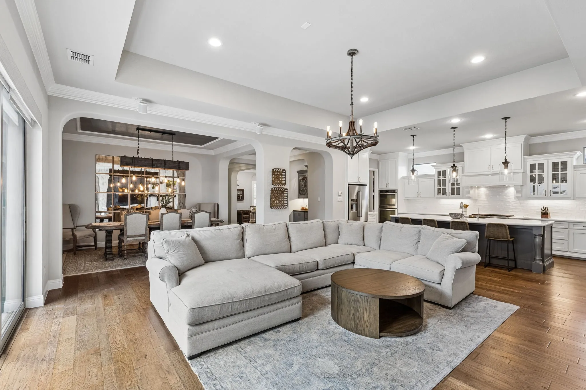 Beautiful open concept is great for entertaining.