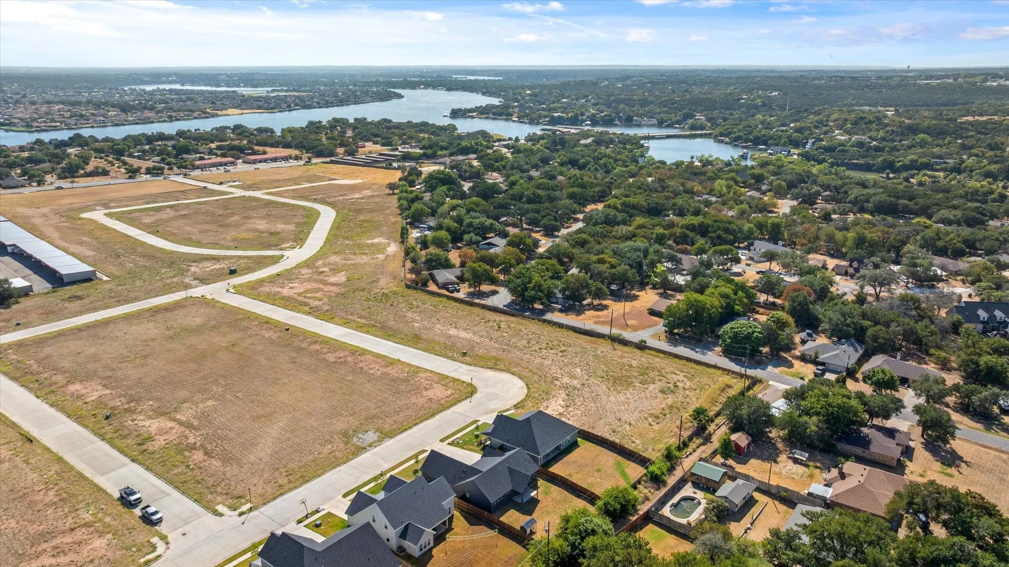 Not far from the lake, only a mile to 377, and close to downtown!
