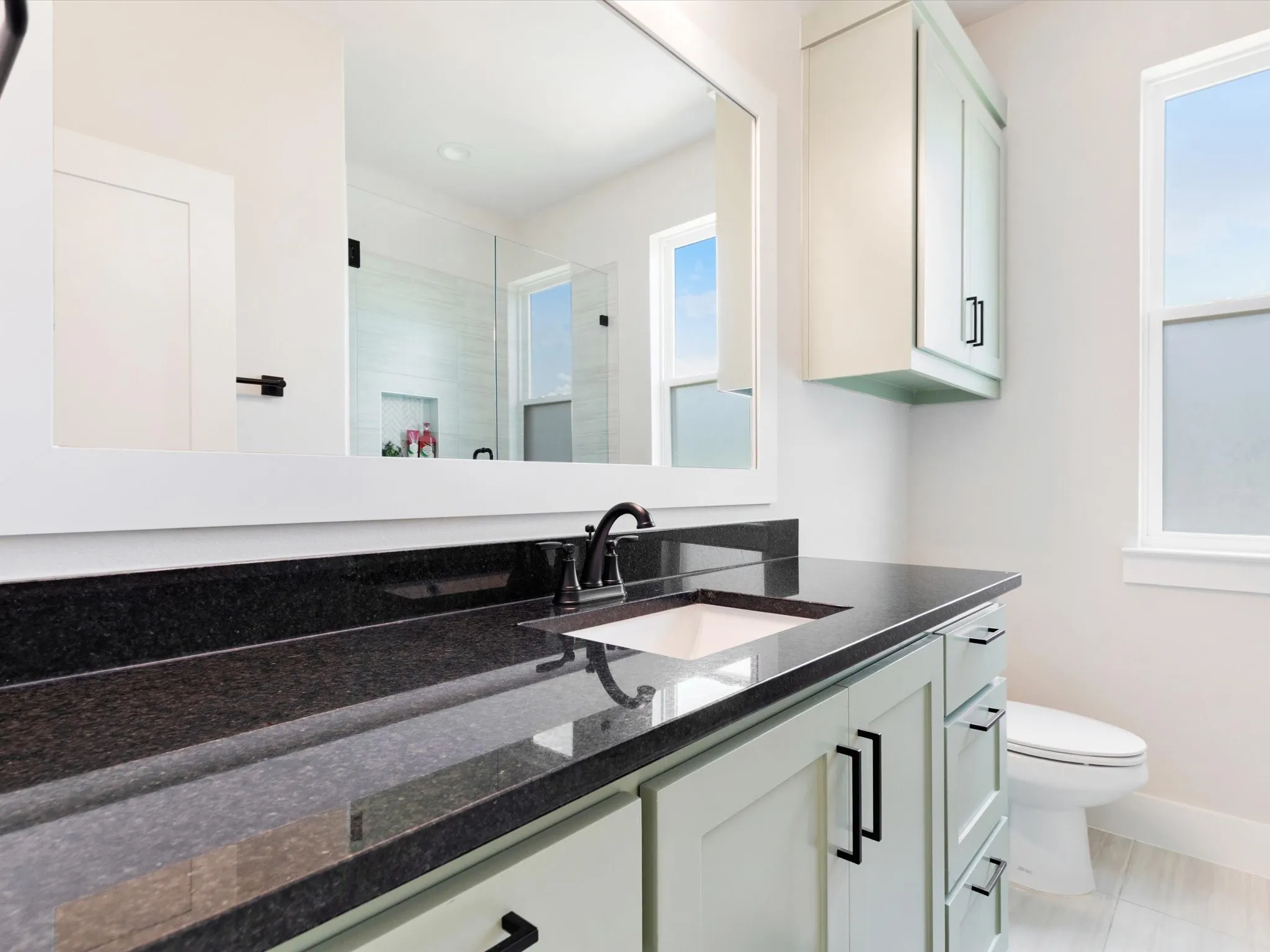 2nd floor bathroom with walk-in shower