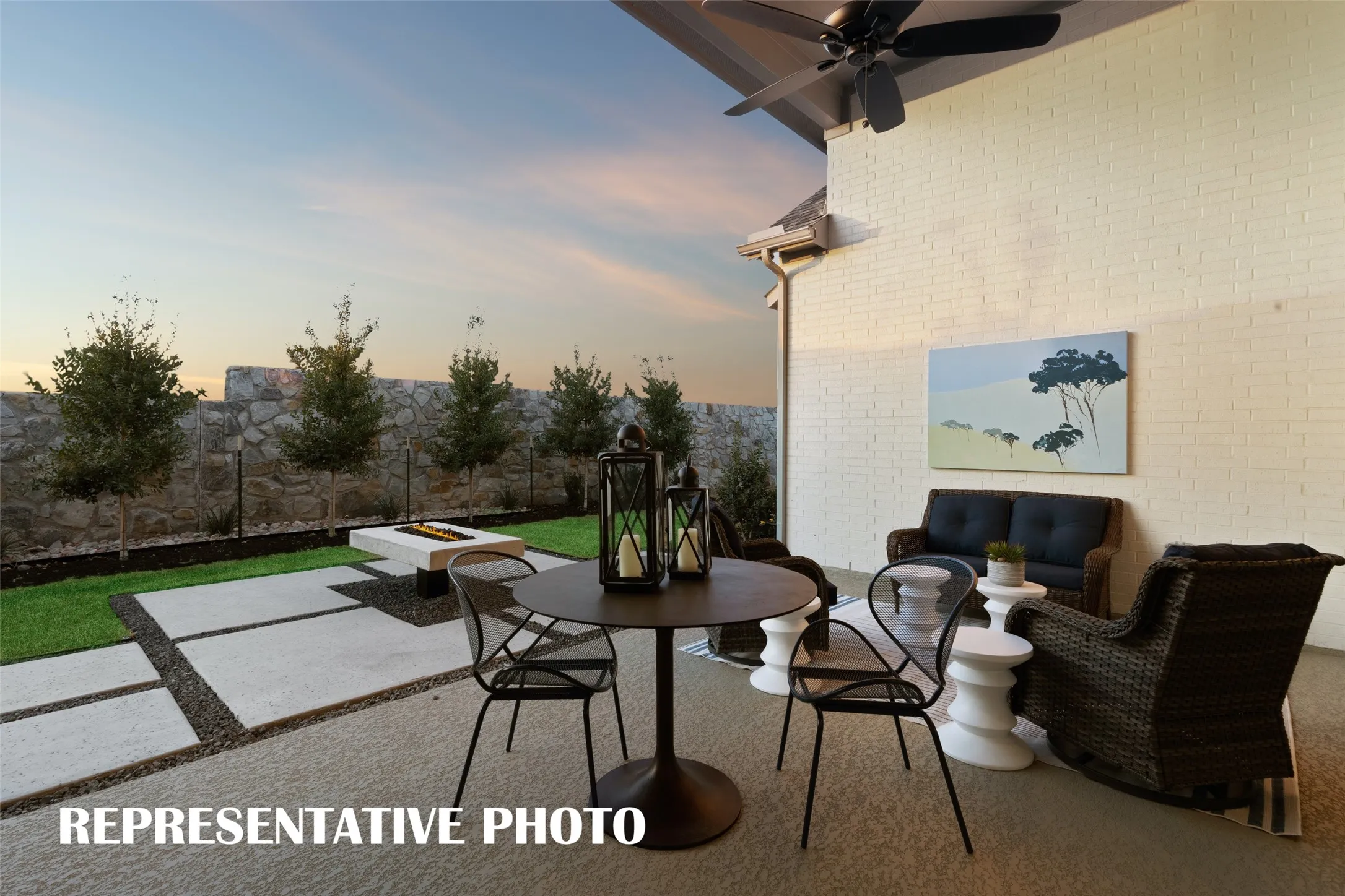 You'll find fantastic indoor-outdoor living space in this entertainer's dream floor plan!  REPRESENTATIVE PHOTO