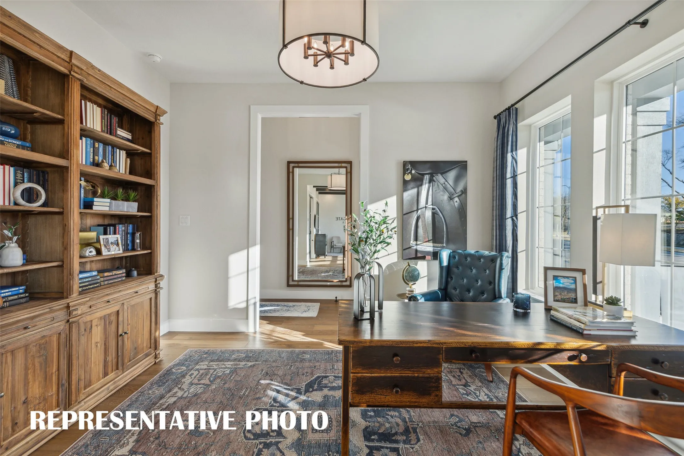 Your new dream home offers a home office that is the perfect place for work or play!  REPRESENTATIVE PHOTO