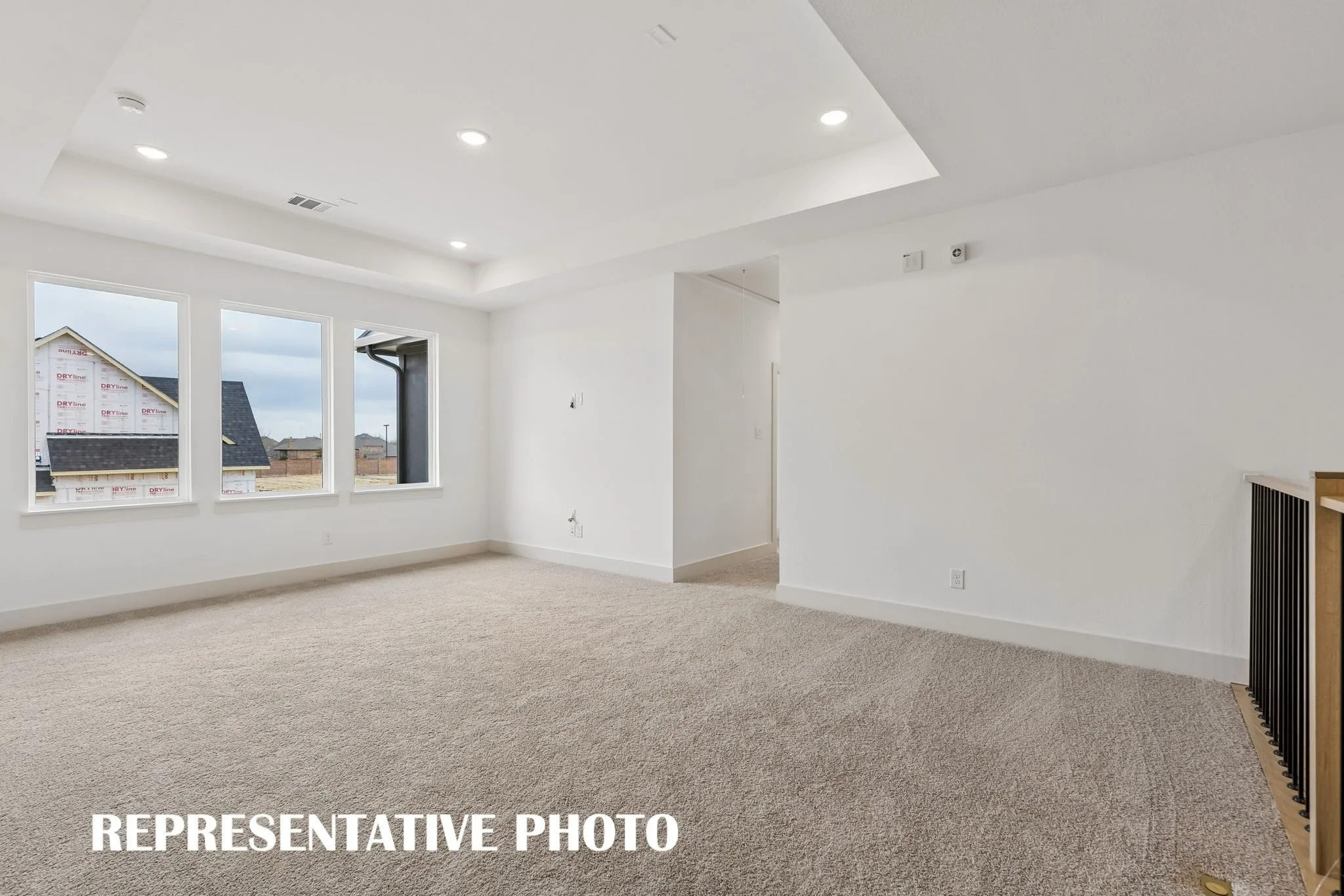 The family fun time never ends in this light, bright and spacious game room!  REPRESENTATIVE PHOTO