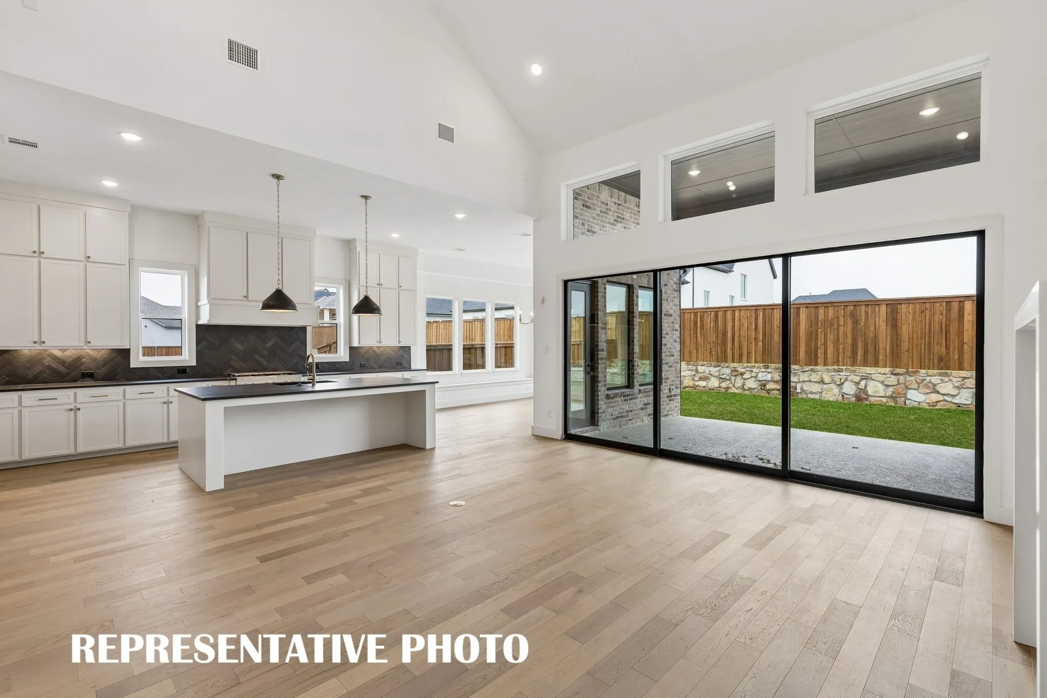 Our open and flowing Colton floor plan is an entertainer's dream home!  REPRESENTATIVE PHOTO