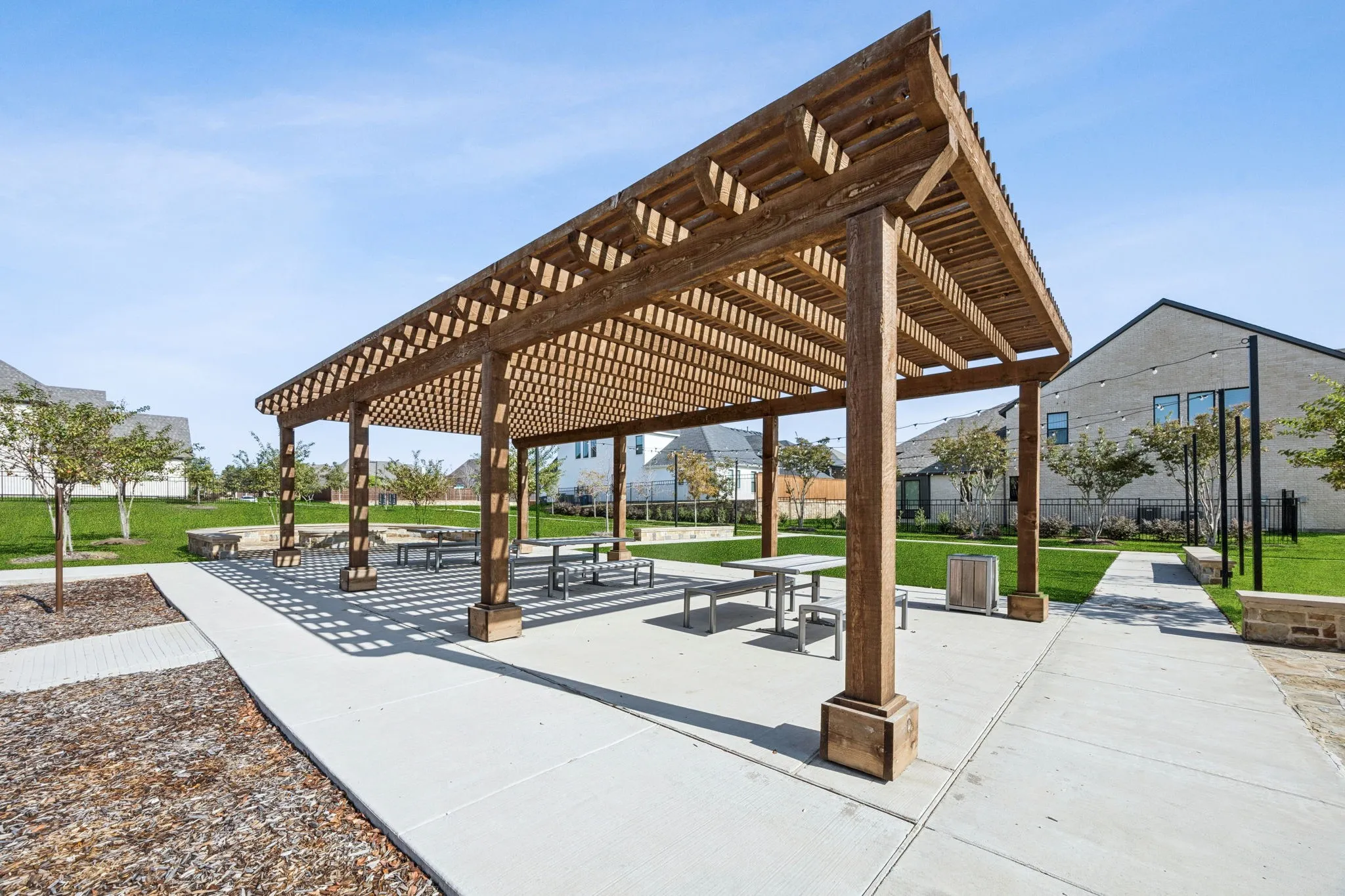 The kiddos will enjoy hours of outdoor romping in this fun filled playground area!