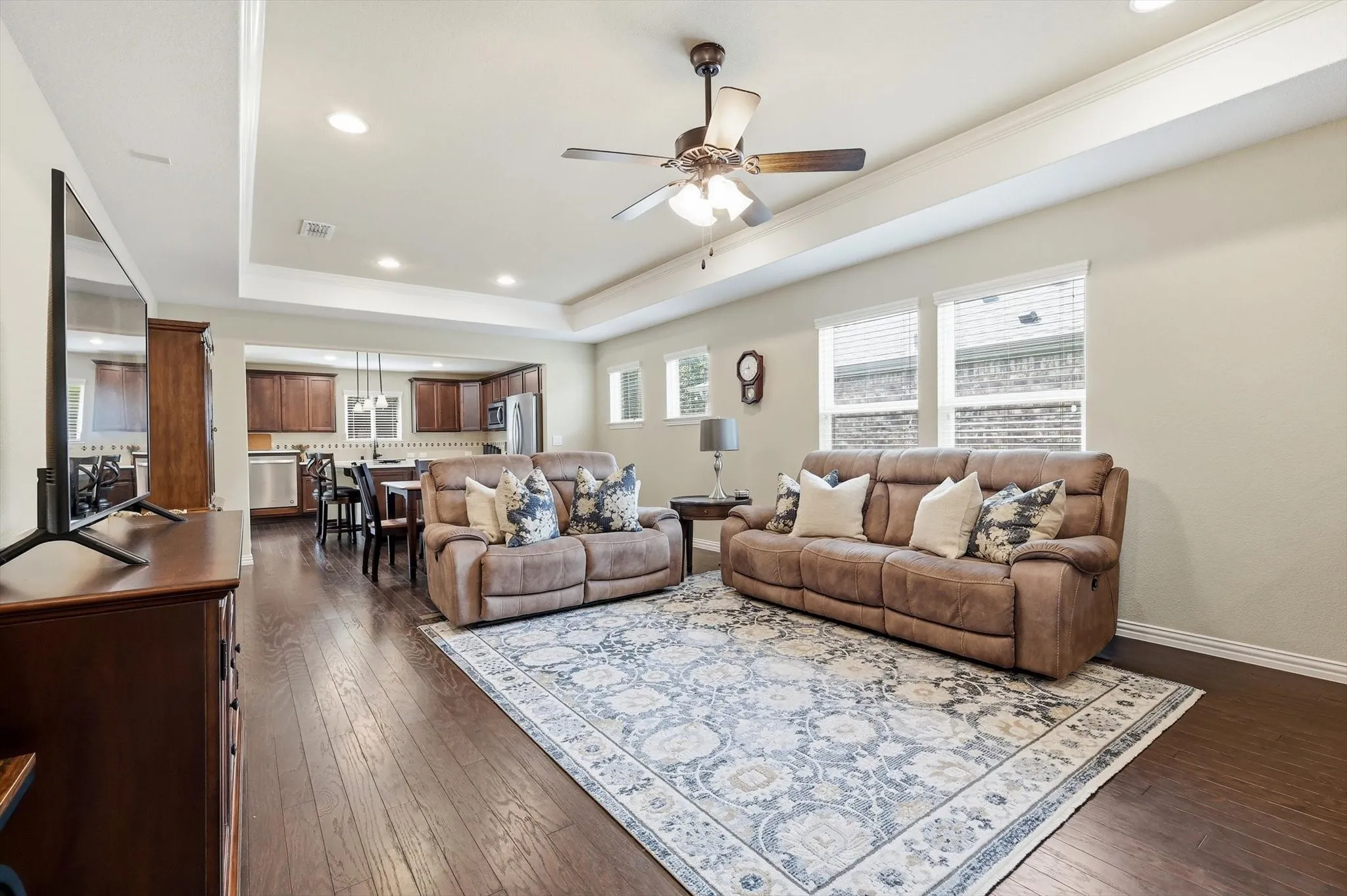 Elegant tray ceilings