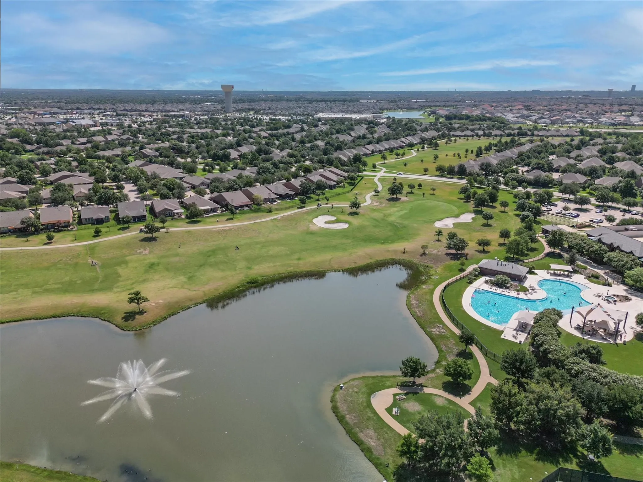 
Tennis, pickleball and bocce courts