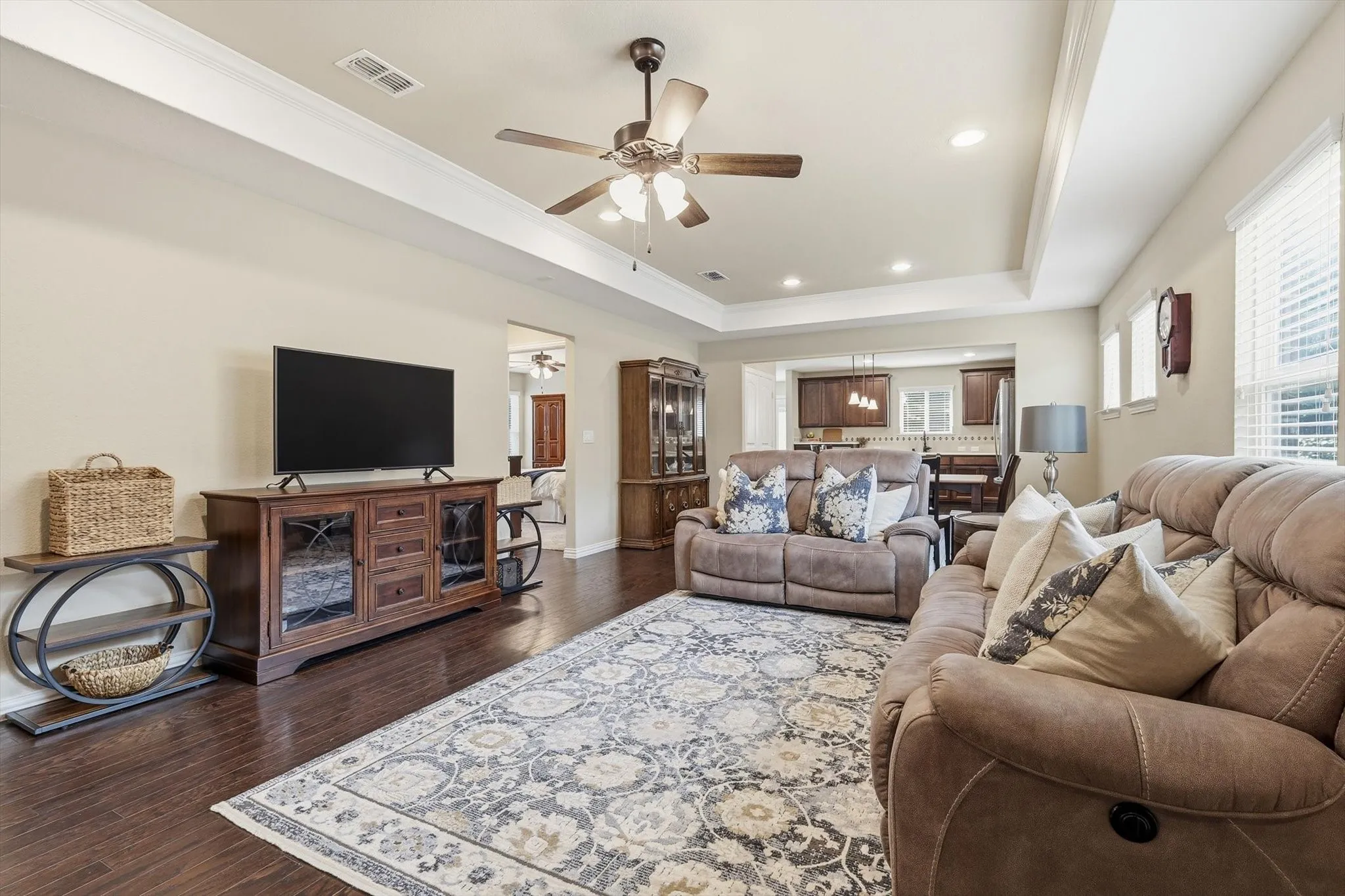 Spacious family room