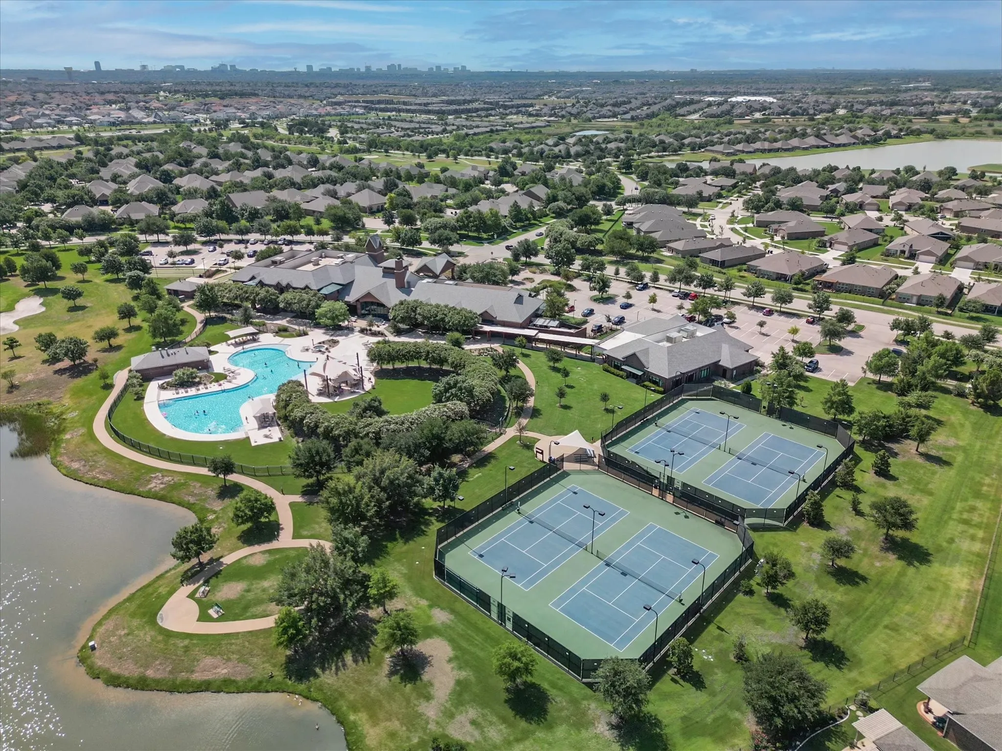 Indoor and outdoor pools