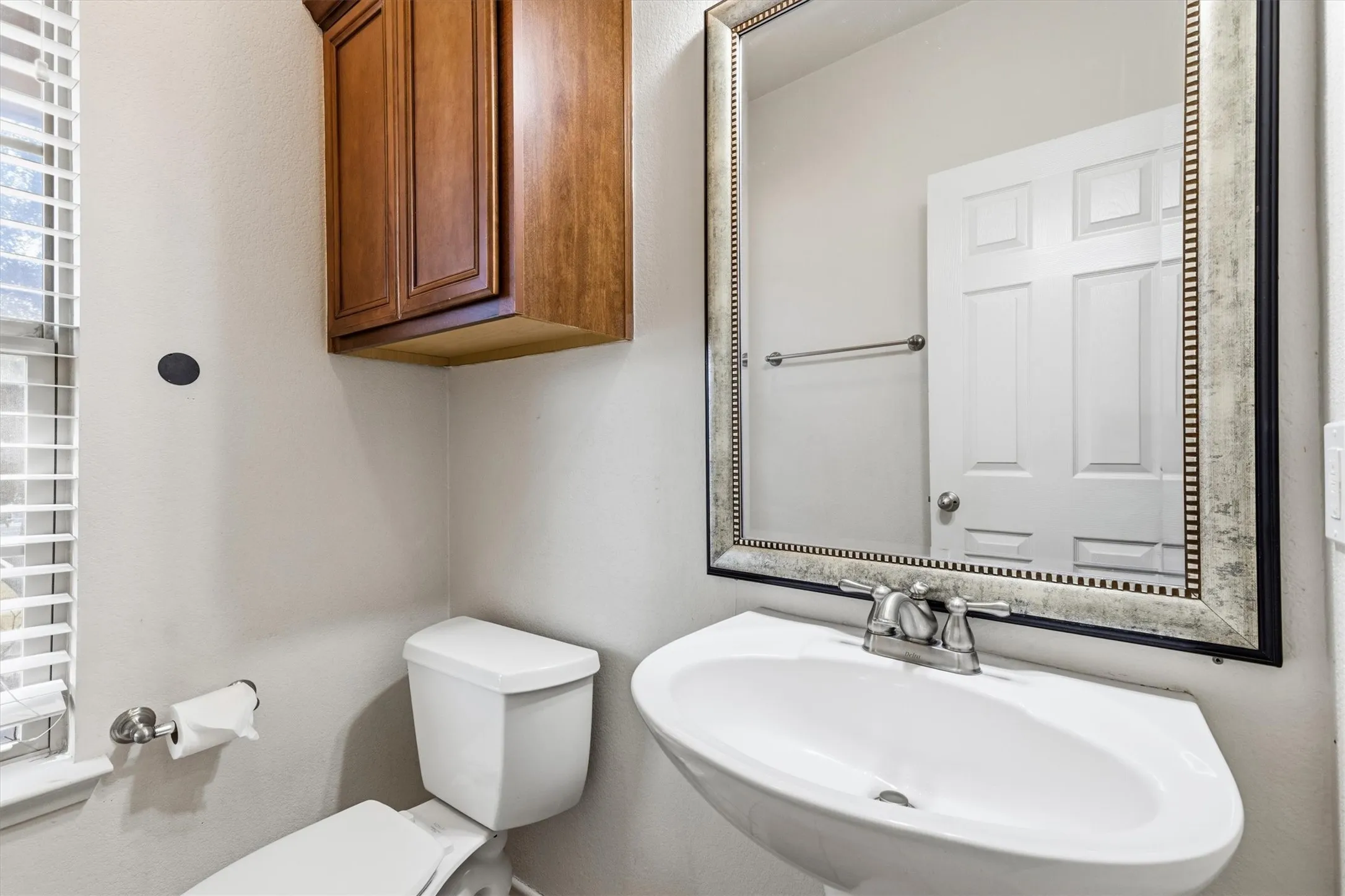 Half Bath on the first floor.