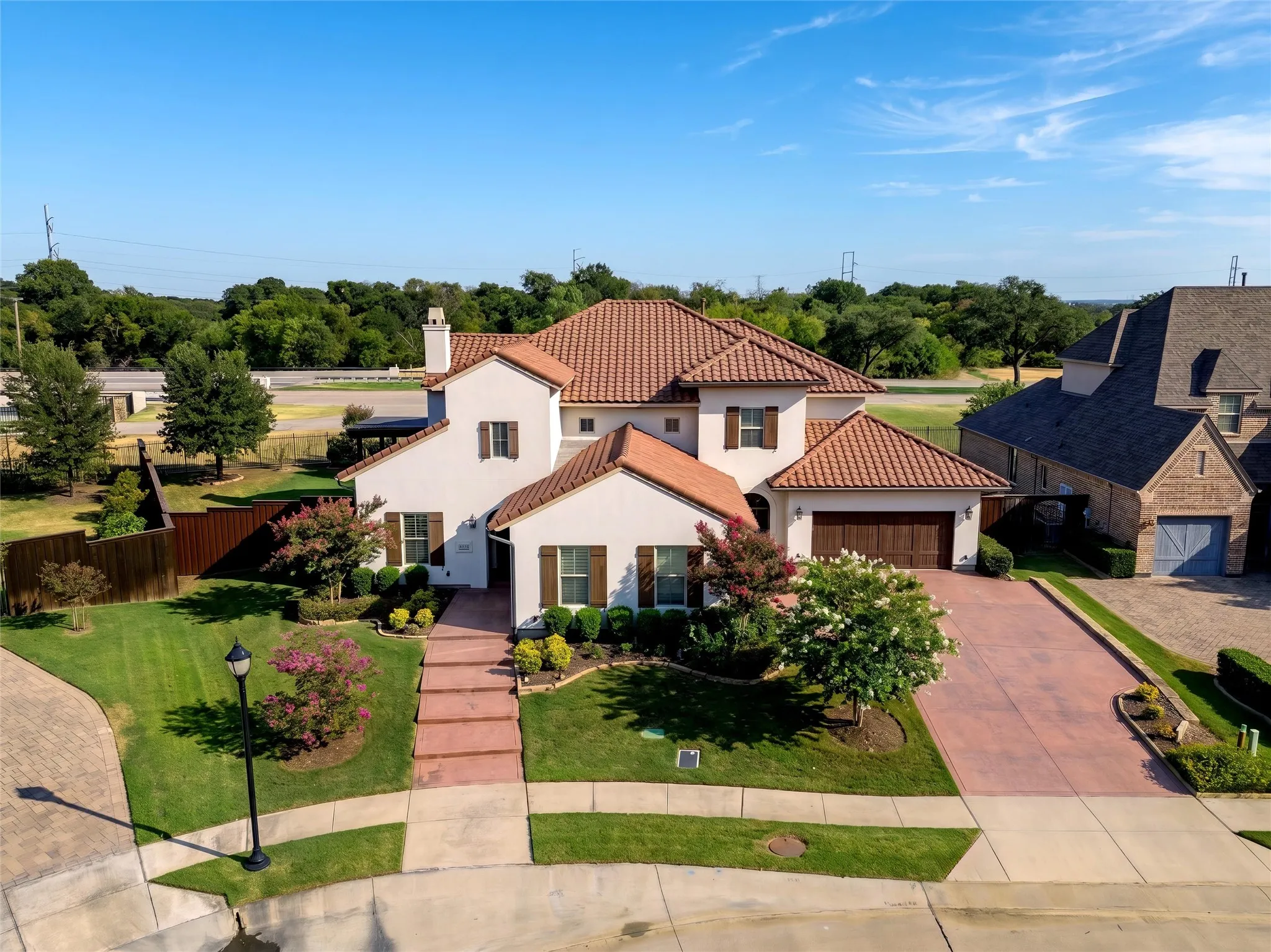 Aerial View of the Front Elevation

