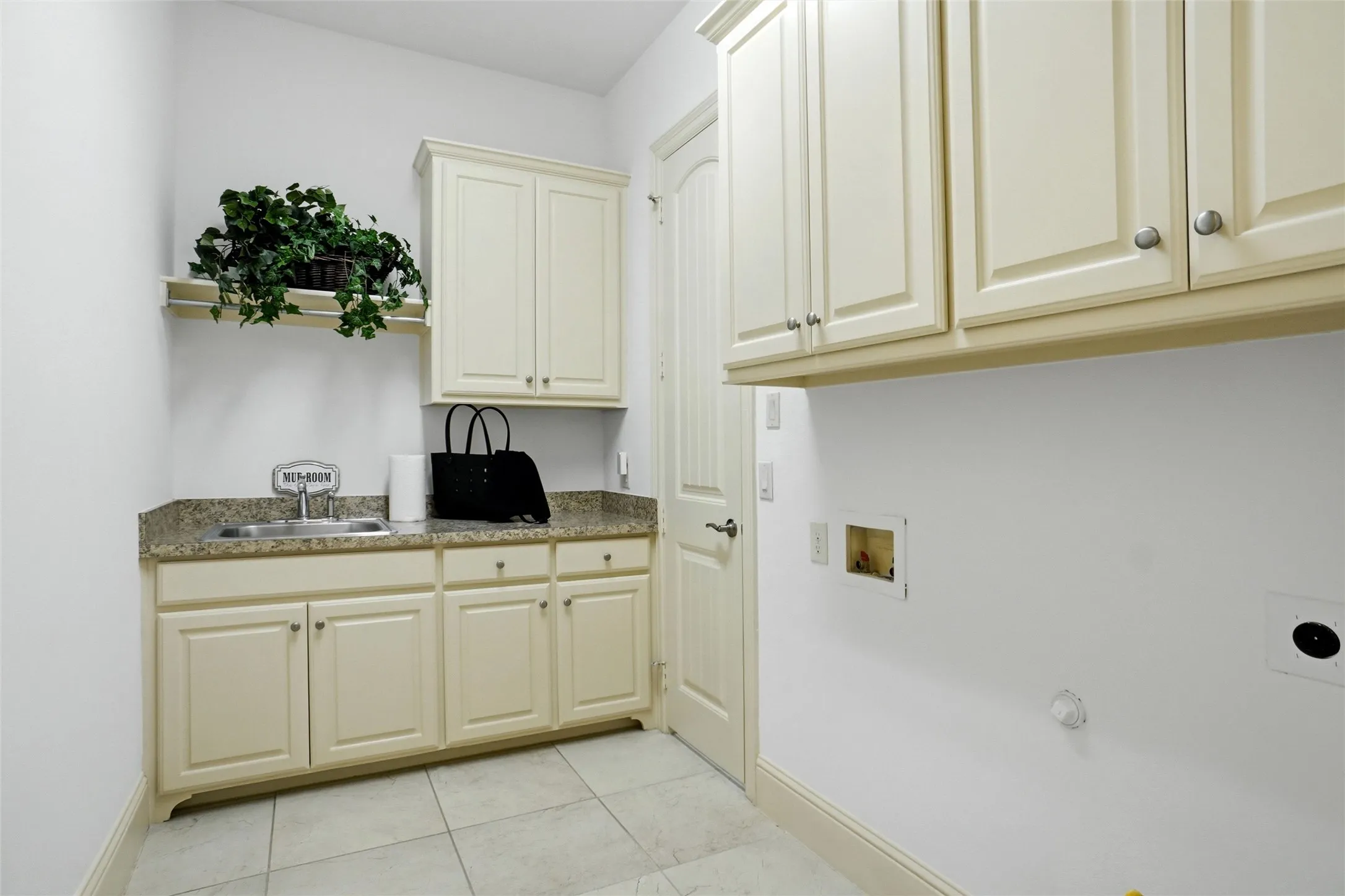 Full Laundry Room Off of Master with Hall Entrance also