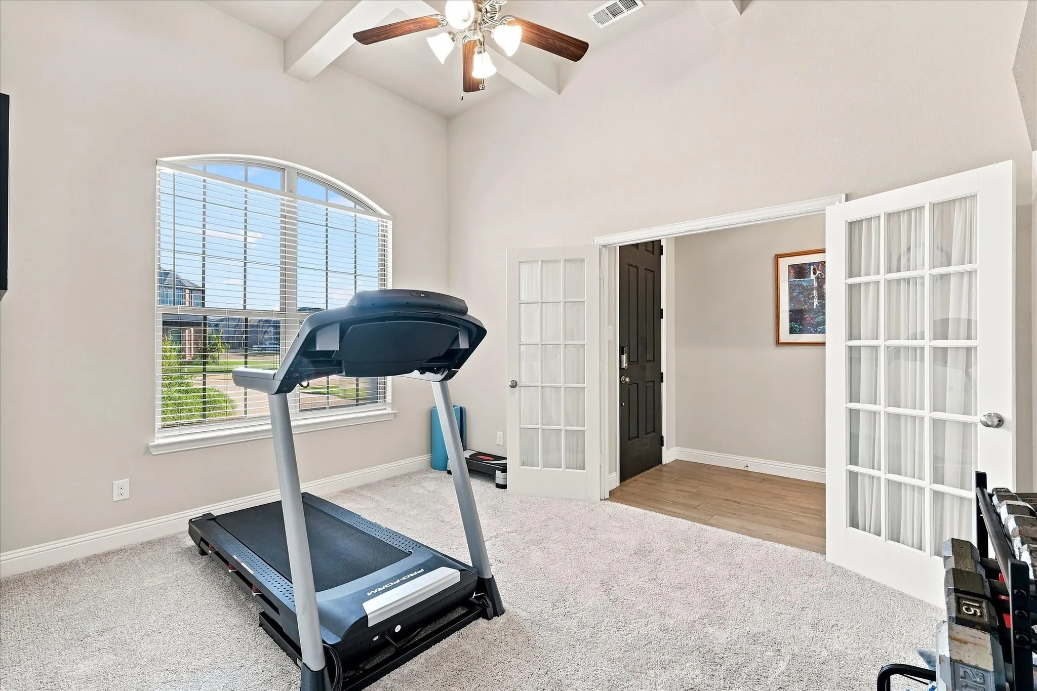 There is a walk in closet just off screen to the right making this a very versatile space!