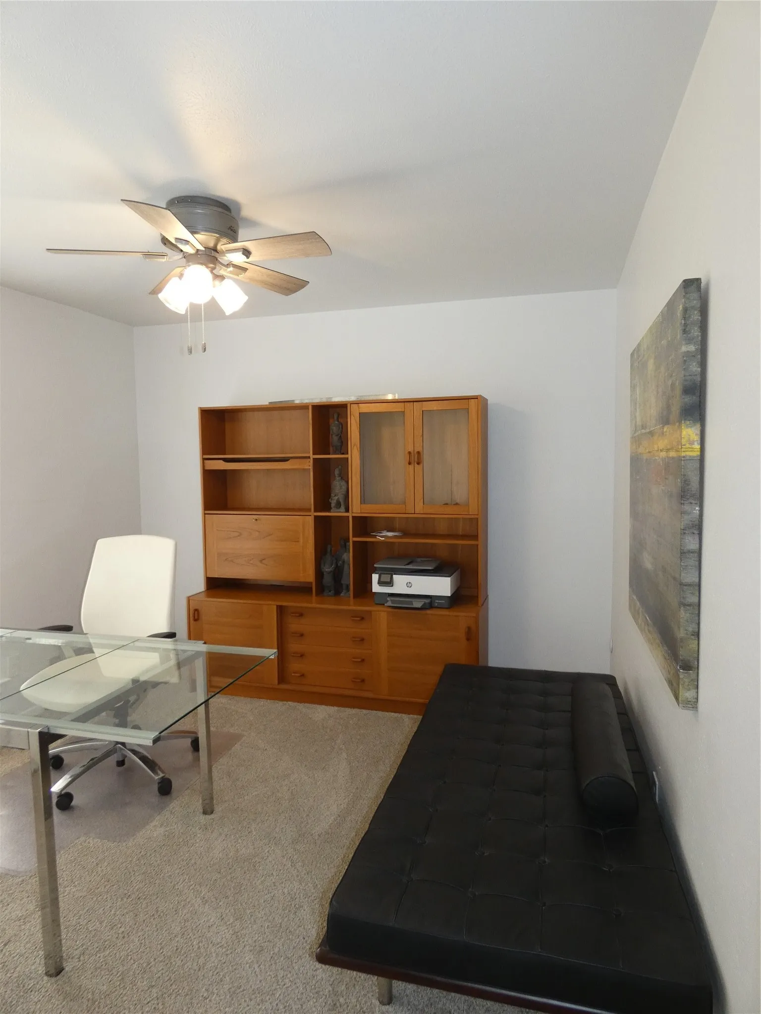Fourth bedroom is setup as an office space.