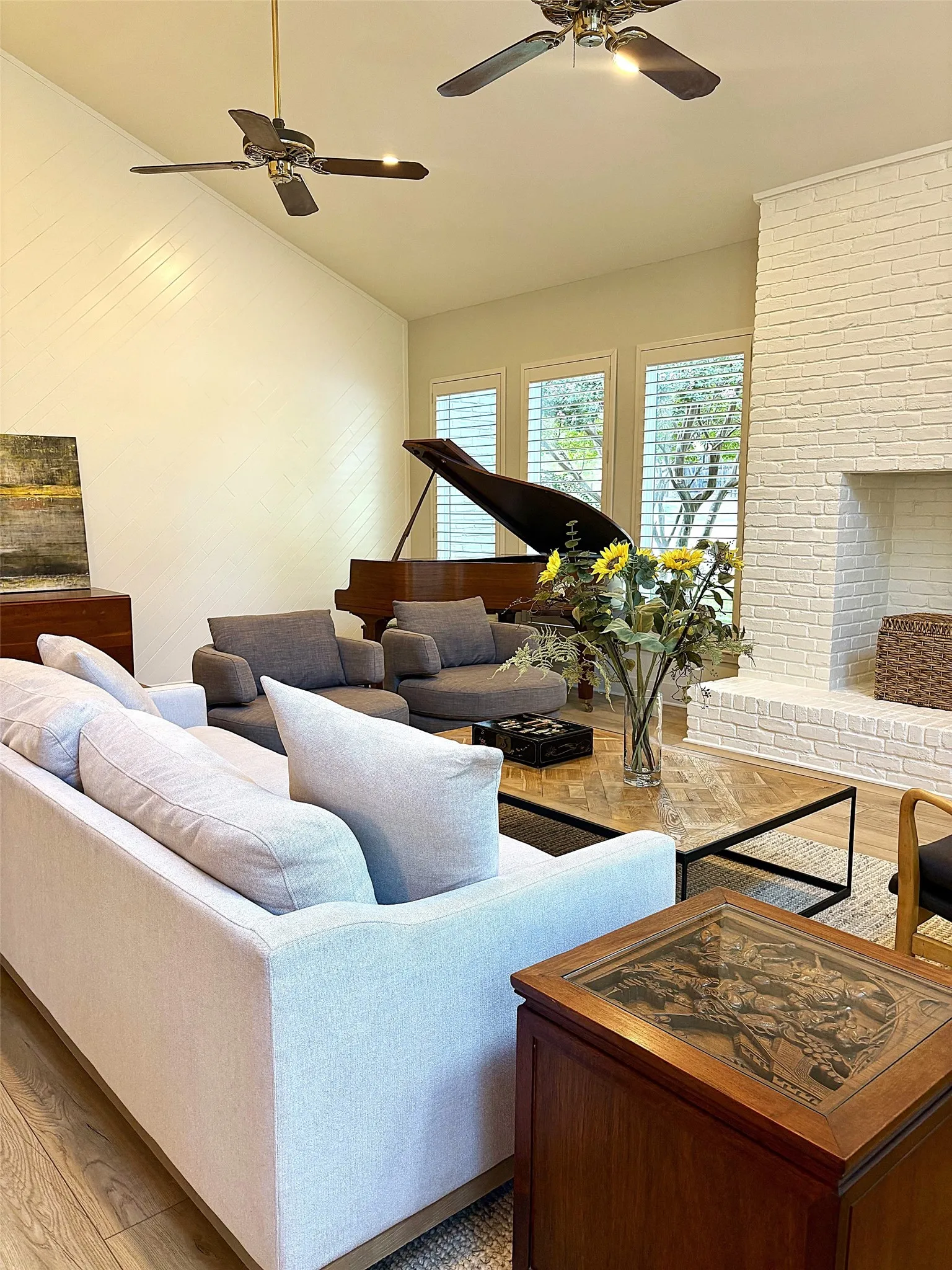 View of living area from the formal living room.