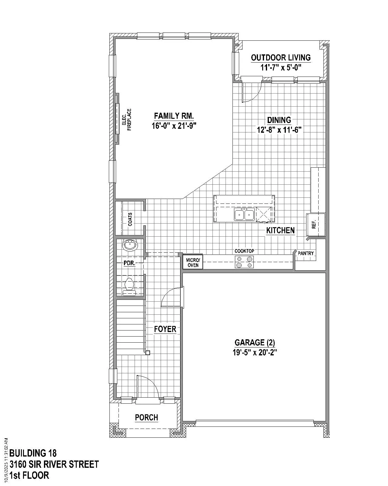1st level Floor plan