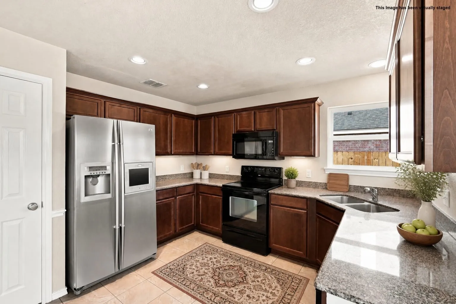 Virtually Staged Kitchen