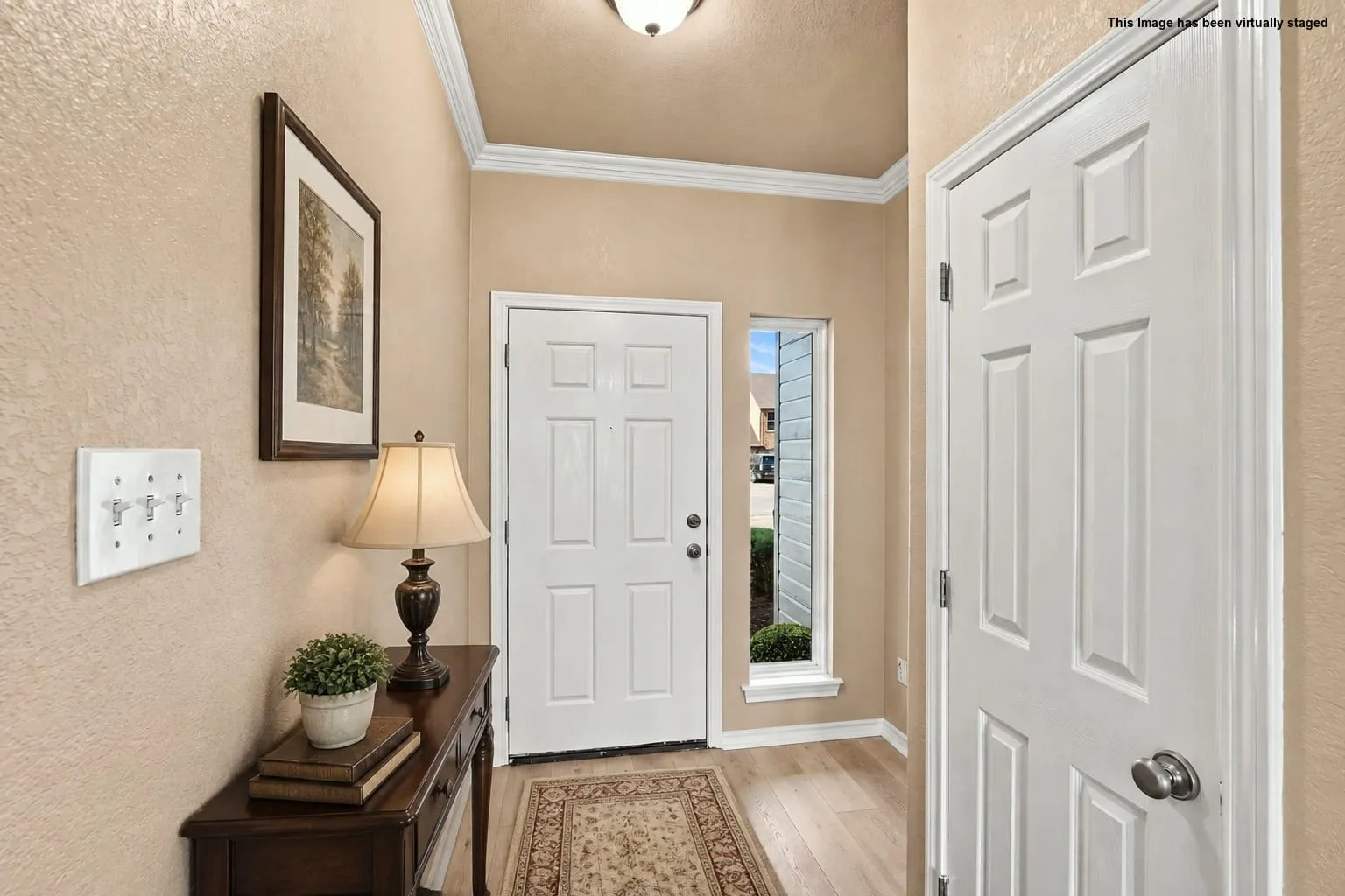 Virtually Staged Foyer