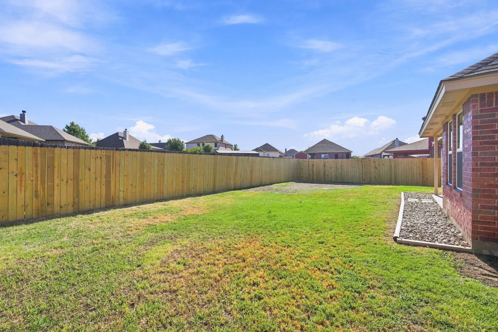 Replaced backyard  fence August 2026