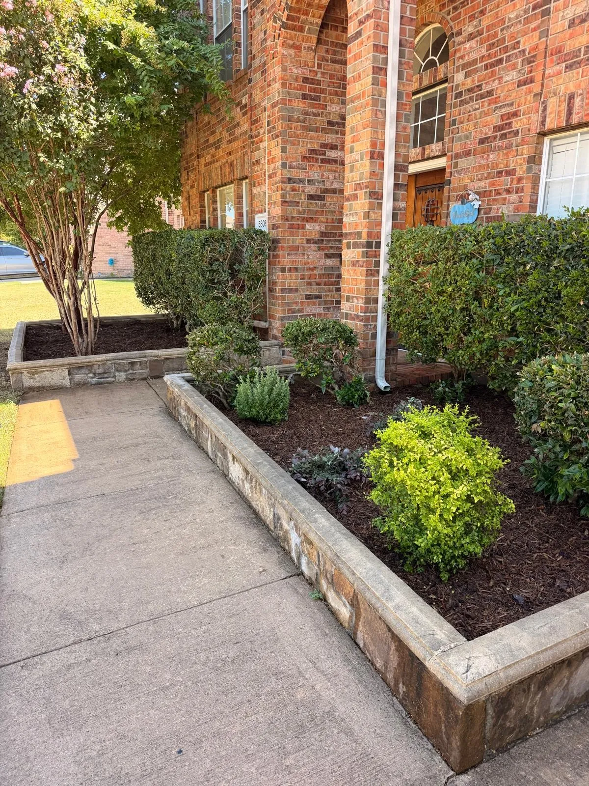 Brick exterior construction