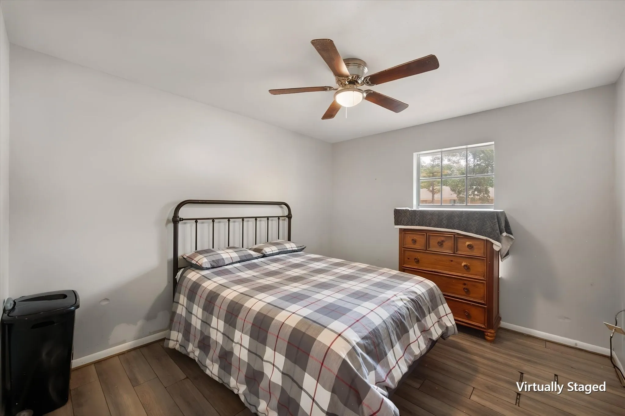Third bedroom provides additional sleeping, guest, or office space, supporting the versatility of this 3-bedroom Corsicana rental home.