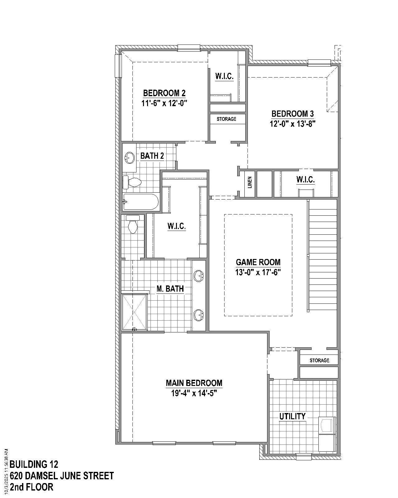 2nd level Floor plan