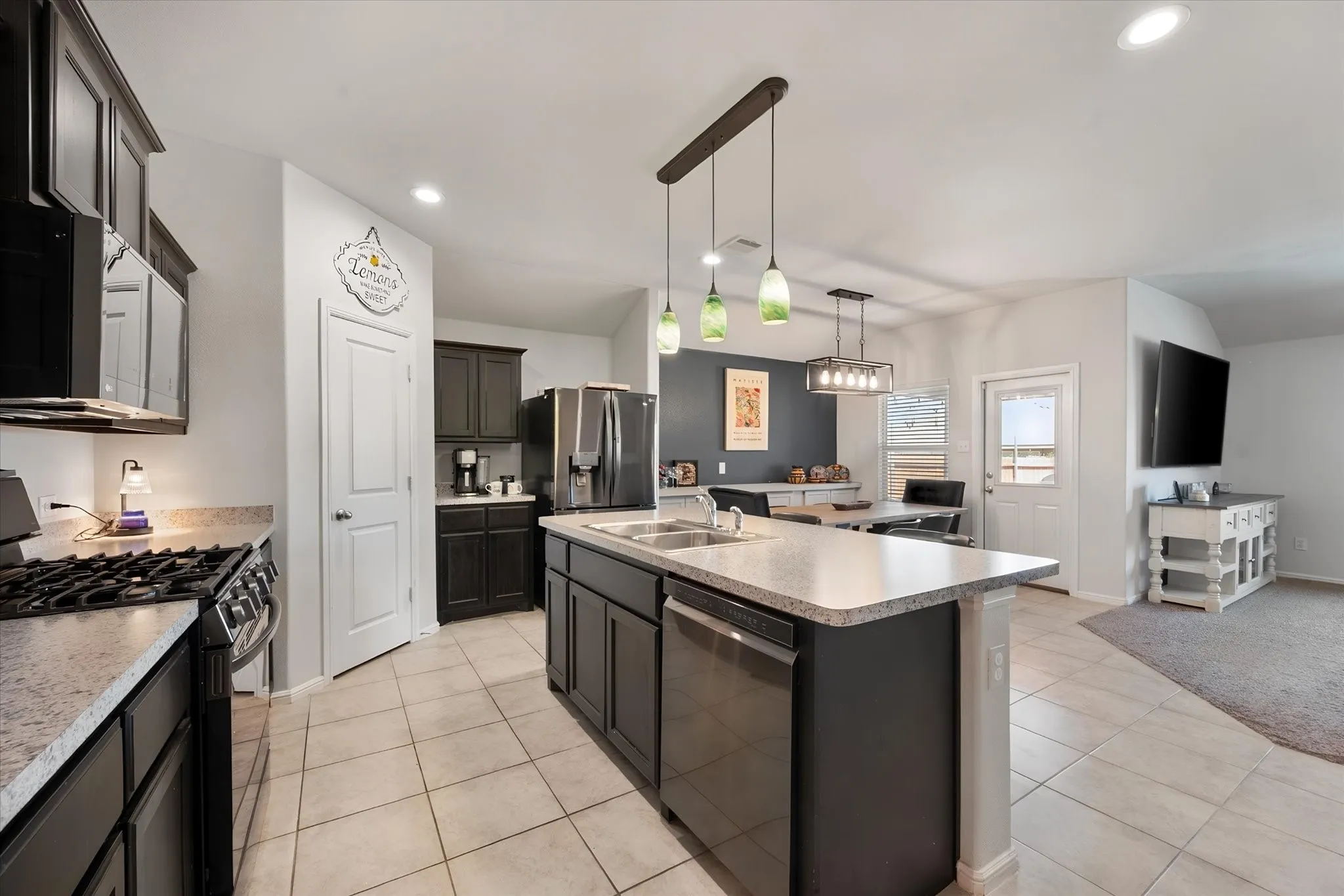 Open concept floor plan with Kitchen open to the Dining and Living areas!