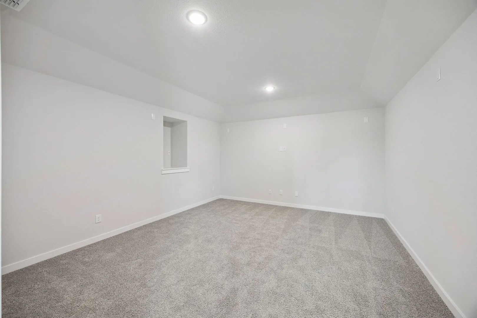 Media Room in the Masters home plan by Trophy Signature Homes – REPRESENTATIVE PHOTO