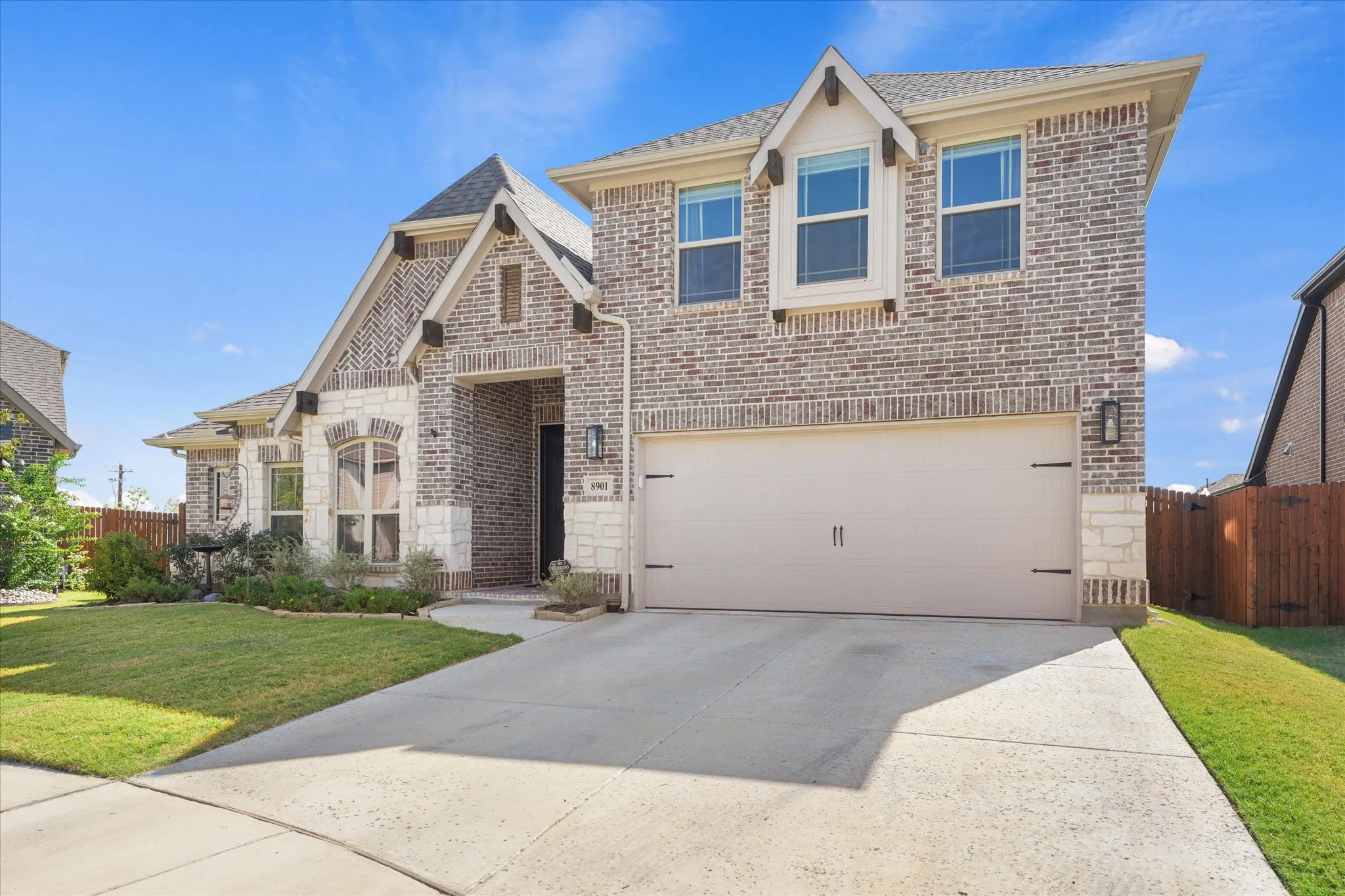 Bloomfield Homes Carolina III with approximately 3,079 square feet, four bedrooms, three full bathrooms, dedicated home office, upstairs game room, and three bedrooms located on the first floor.