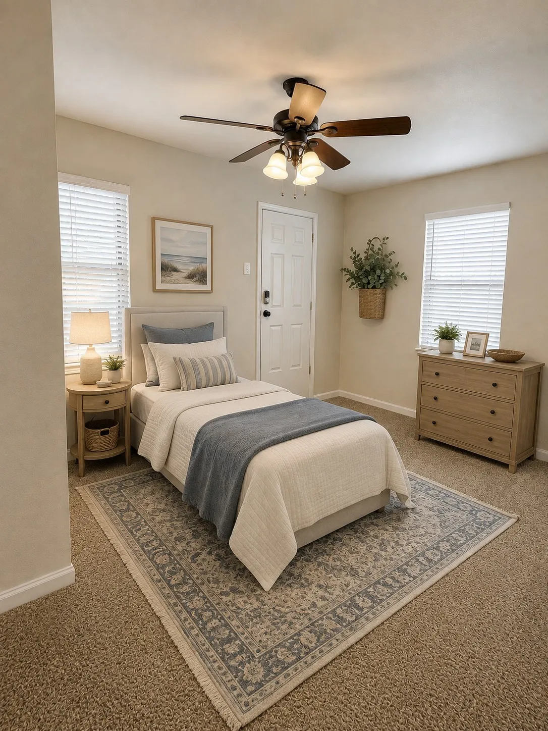 virtually staged bedroom #2