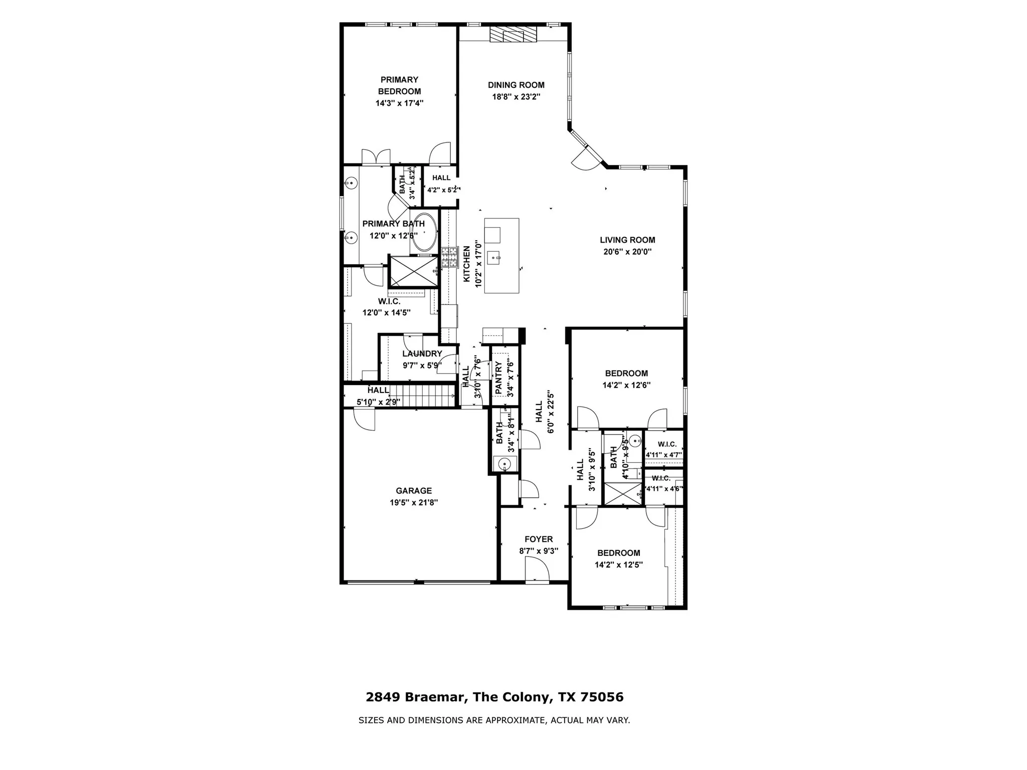 Single Family Residence For Sale in Denton County , 2849 Braemar, The Colony, Texas 75056, 3 Bedroom, 3 Bathroom, 2 Garage spaces, 2,584 Sqft, built in 2019, mls#21376408, Real Estate Agent in The Colony, Homes For Sale in Denton county, Homes For Sale in The Colony, Realtor in The Colony Texas, Real Estate Brokerage Independent Realty Texas, Luminita Cordes Realtor