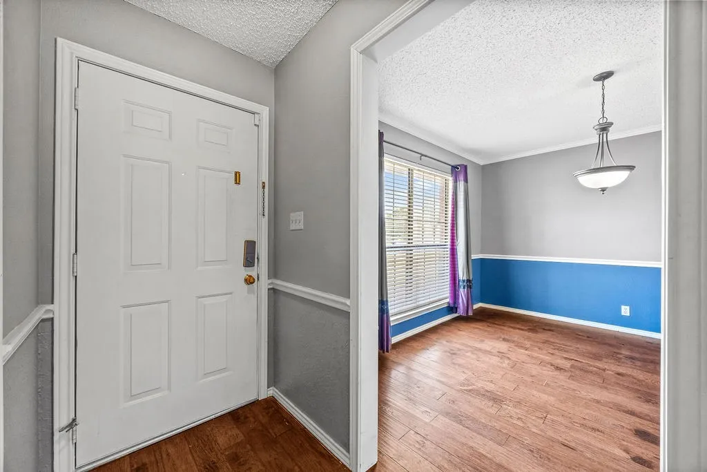 Entry with the Dining Space to the Left