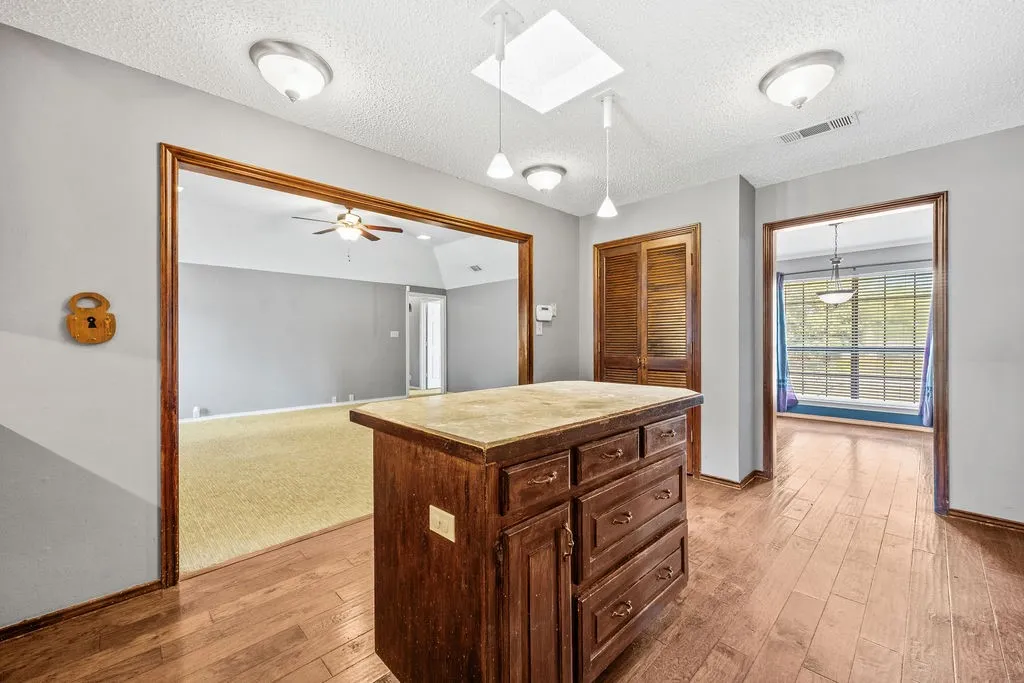 Kitchen Open to Living and Dining Spaces
