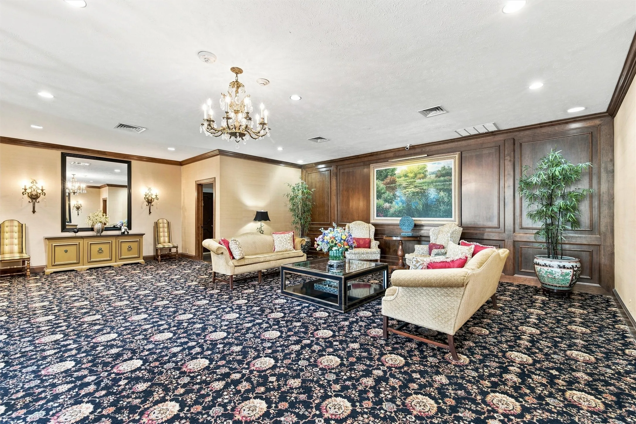 Lobby of building