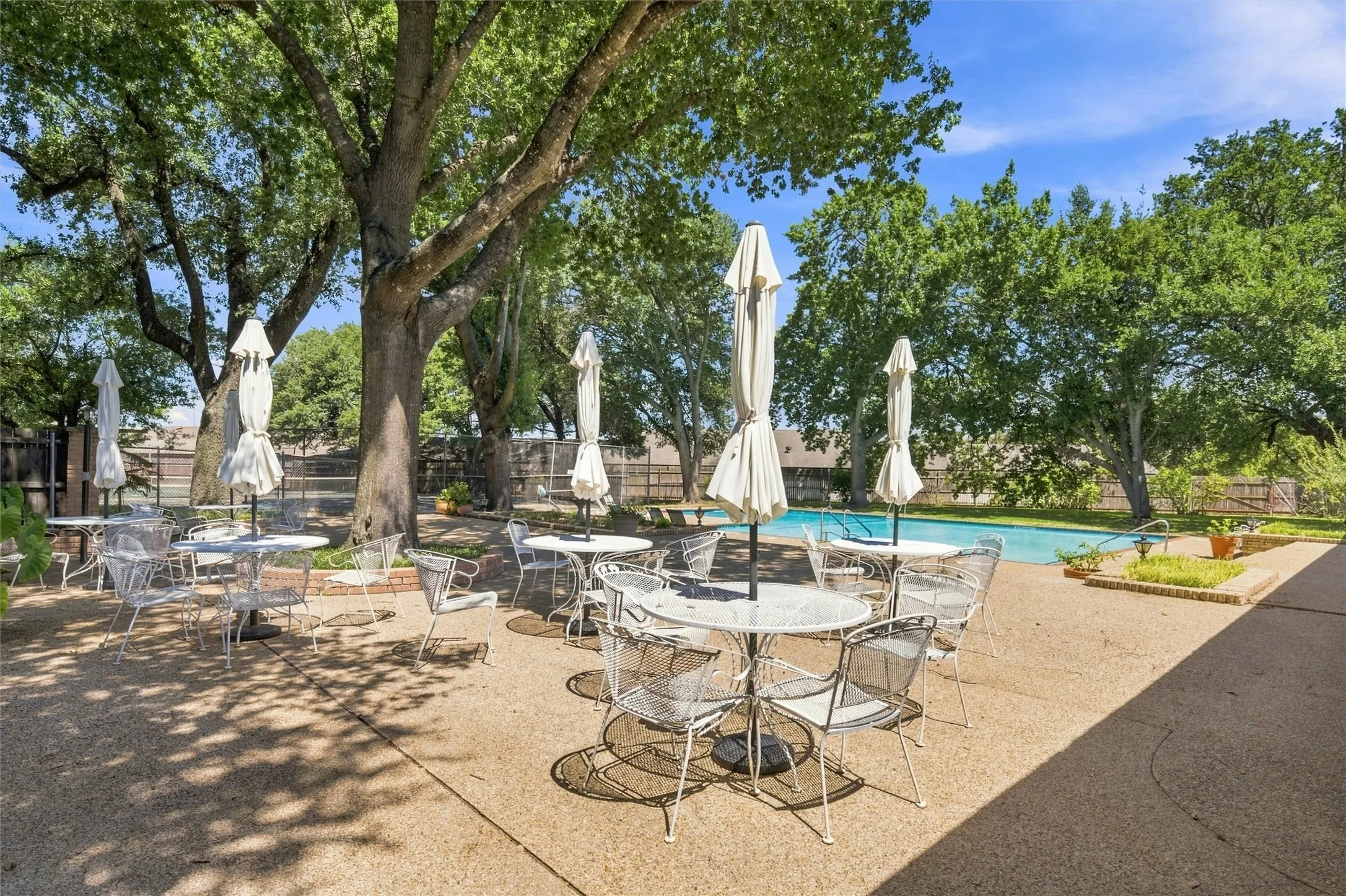 Grounds around pool