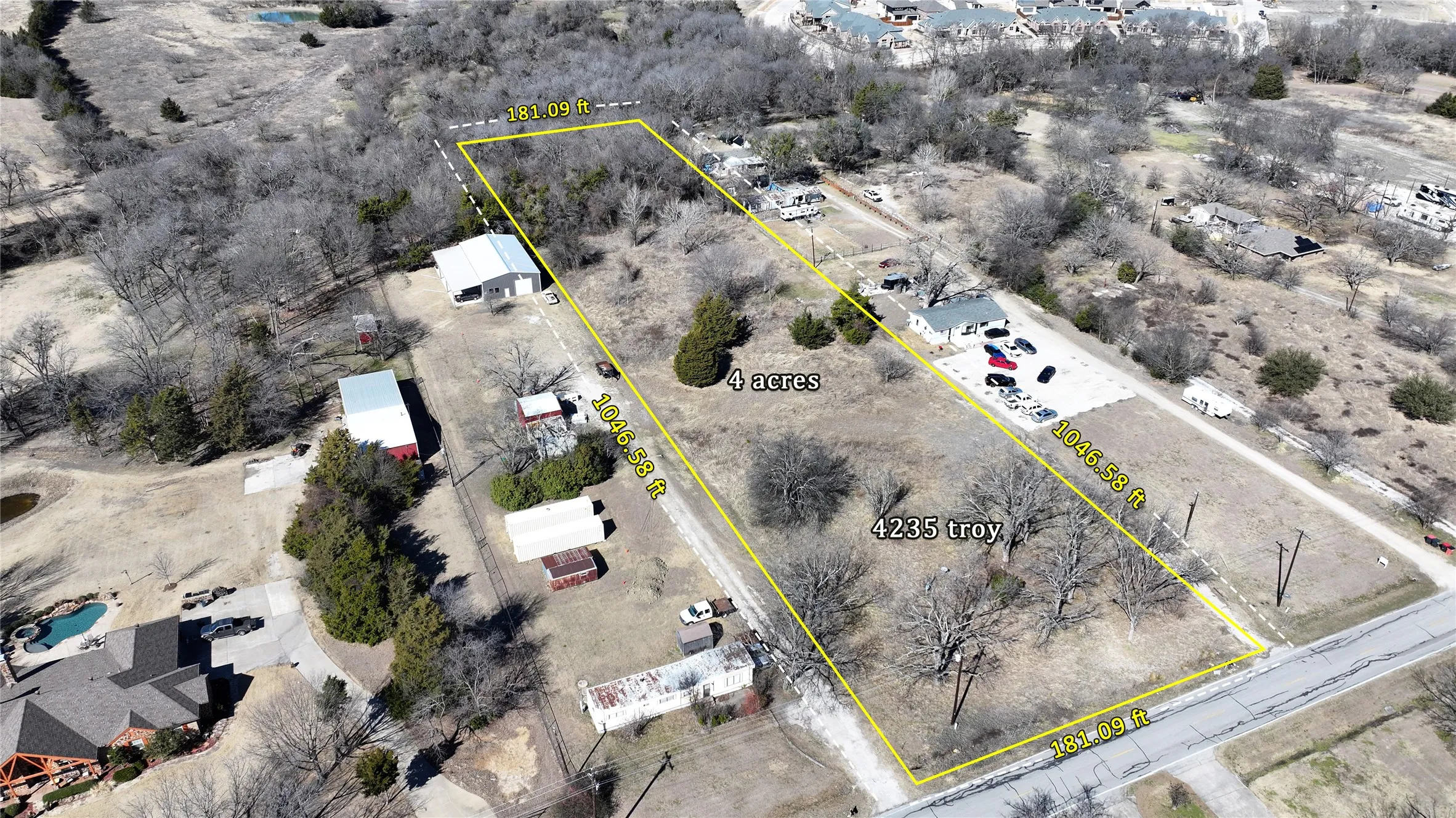 Unimproved Land For Sale in Dallas County , 4235 TROY Road A, Wylie, Texas 75098, 0, 0, Garage spaces, 0 Sqft, built in 1975, mls#21377580, Real Estate Agent in Wylie, Homes For Sale in Dallas county, Homes For Sale in Wylie, Realtor in Wylie Texas, Real Estate Brokerage Independent Realty Texas, Luminita Cordes Realtor