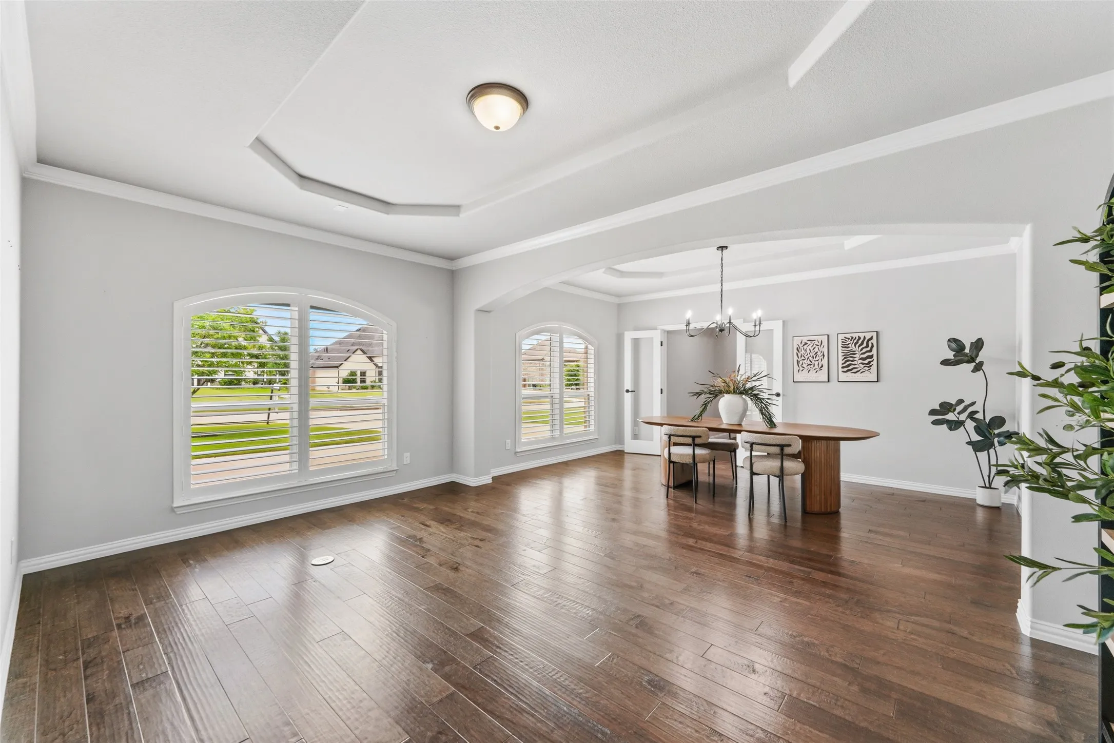 Front Living & Dining Space.