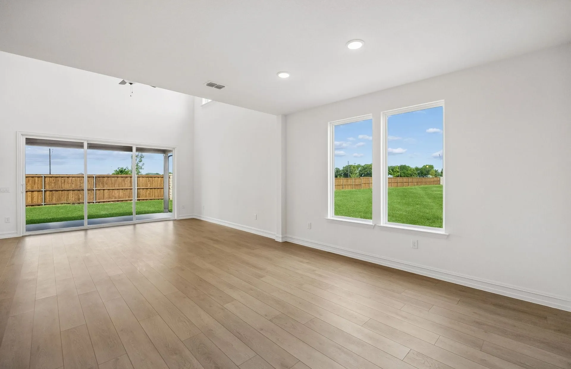 *Floorplan representation, not actual home - Spacious gathering room with large windows