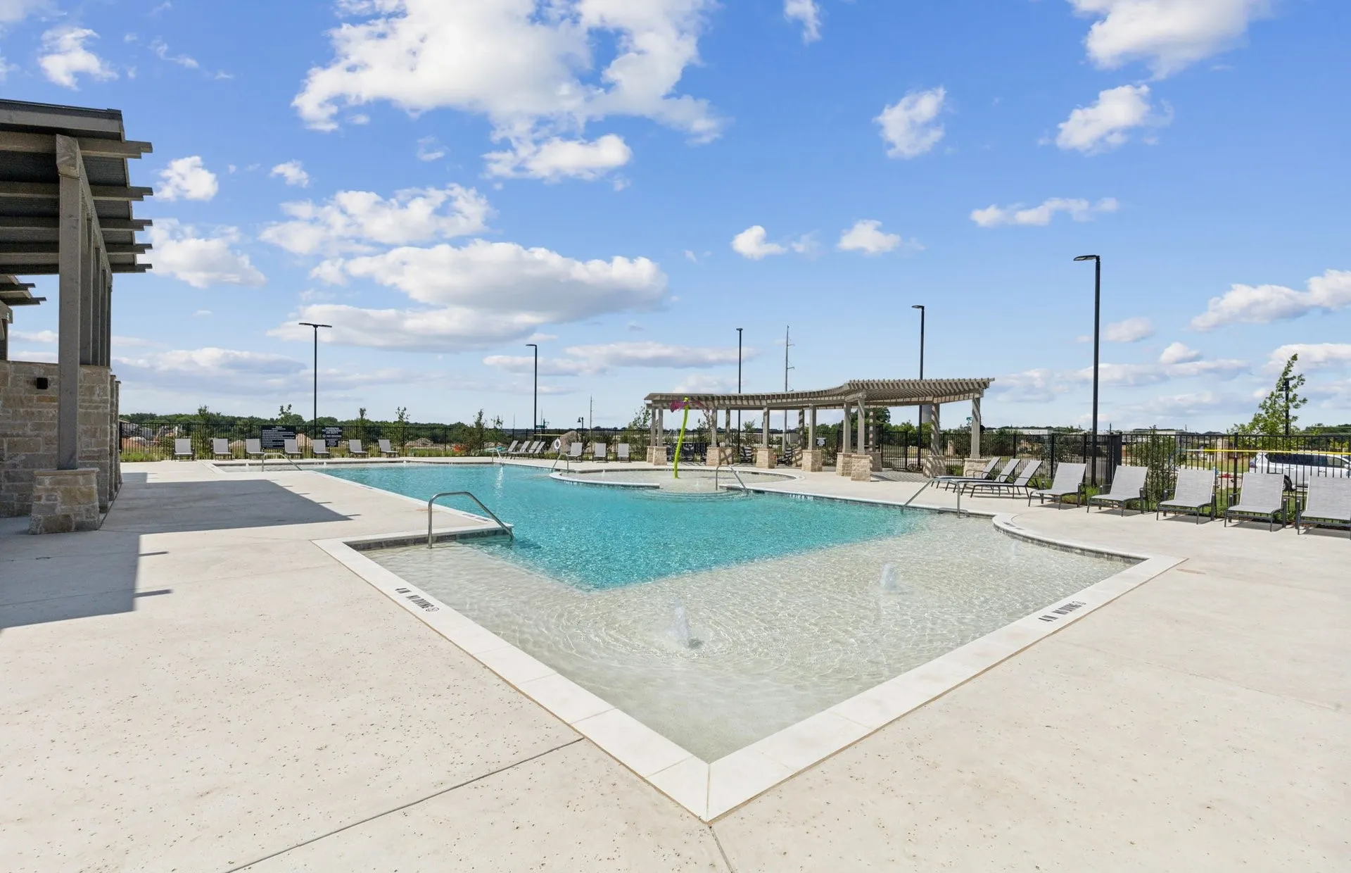 Sparkling pool
