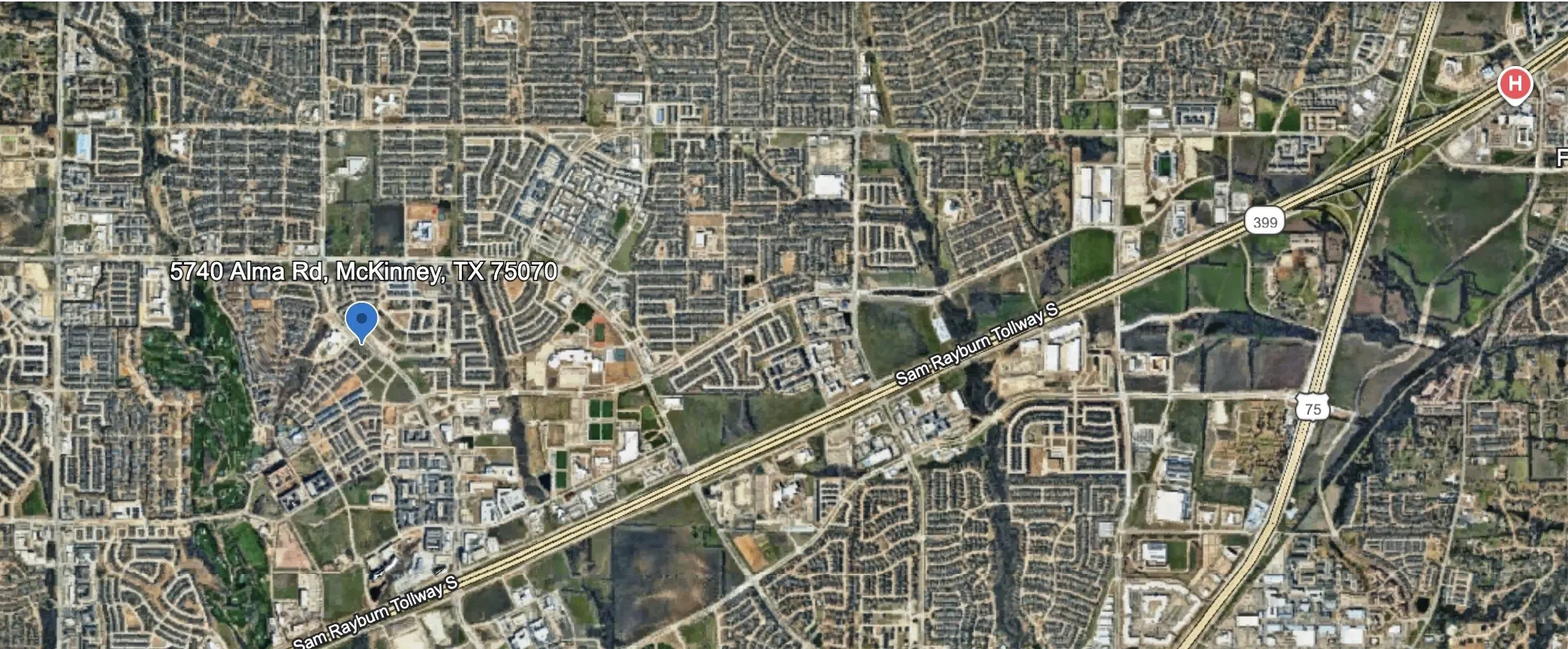 Close proximity to Hwy 121/Sam Rayburn Tollroad and Central Expressway/Hwy 75