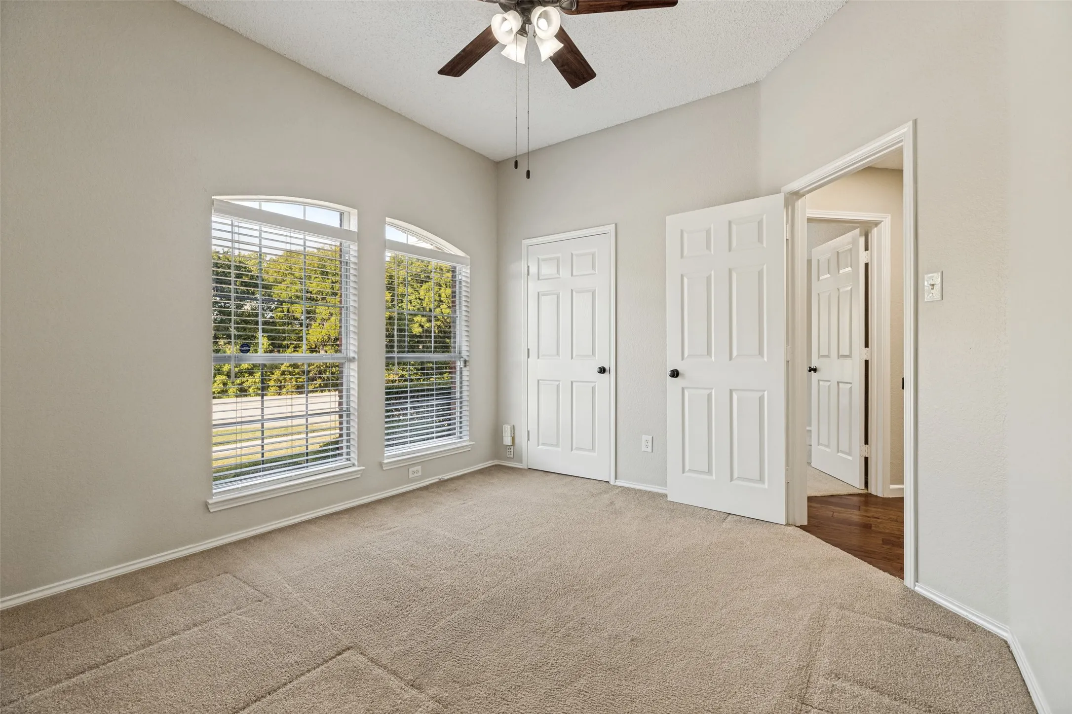 bedroom with ample closet space