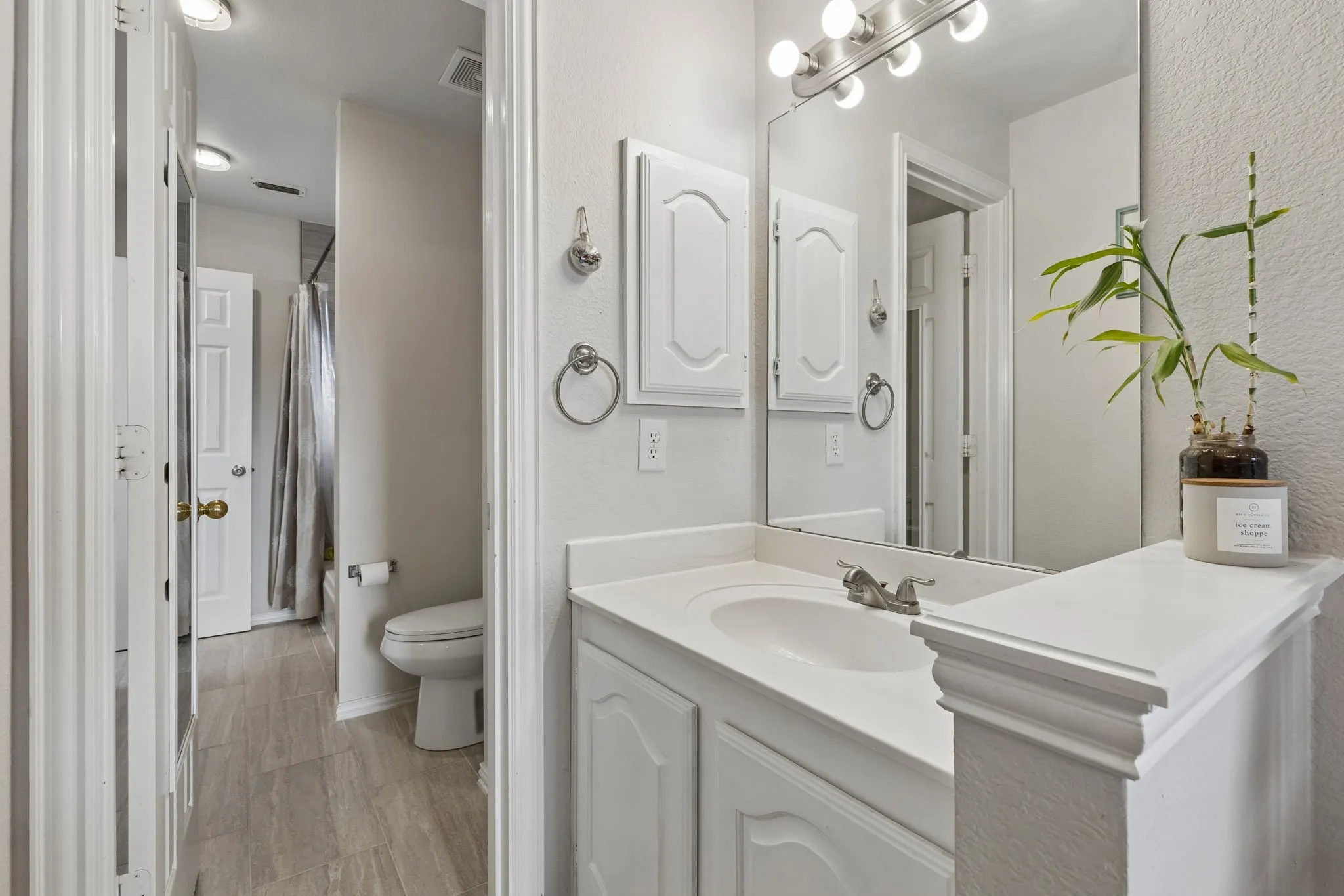 Jack and Jill bathroom